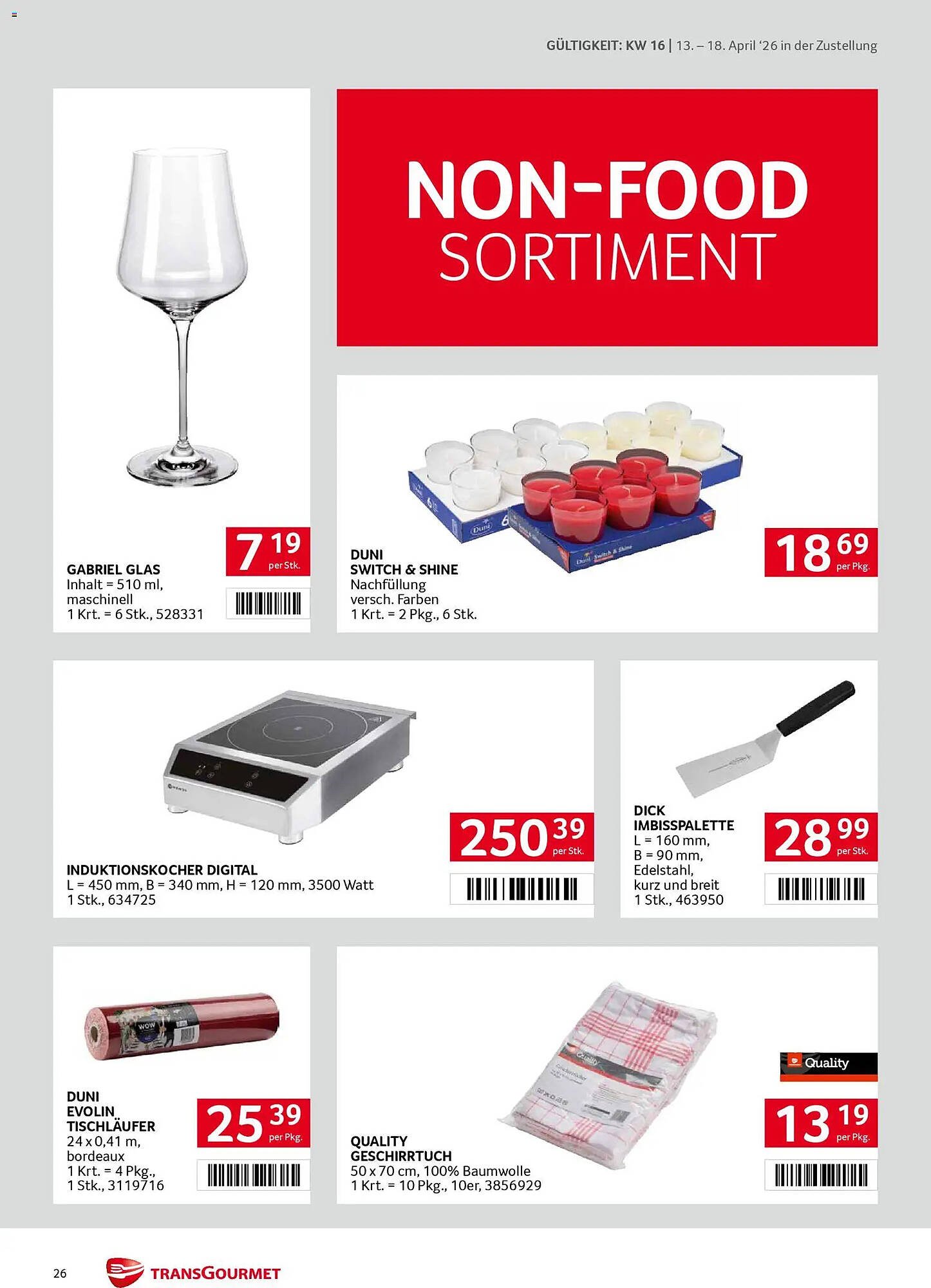 Transgourmet Flugblatt