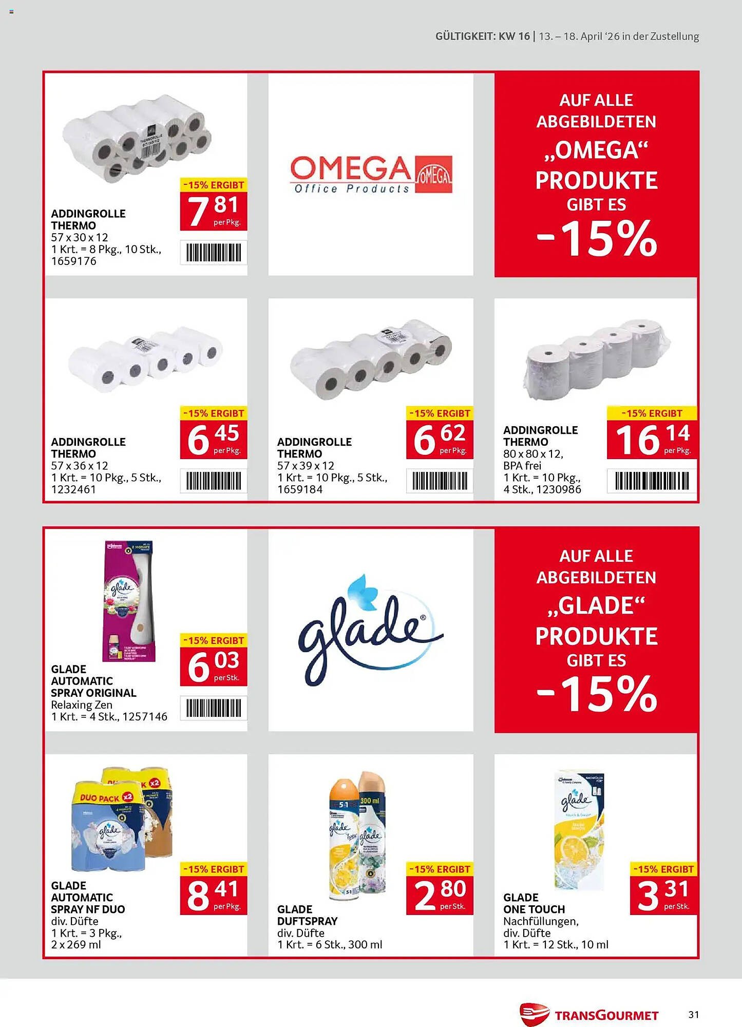 Transgourmet Flugblatt