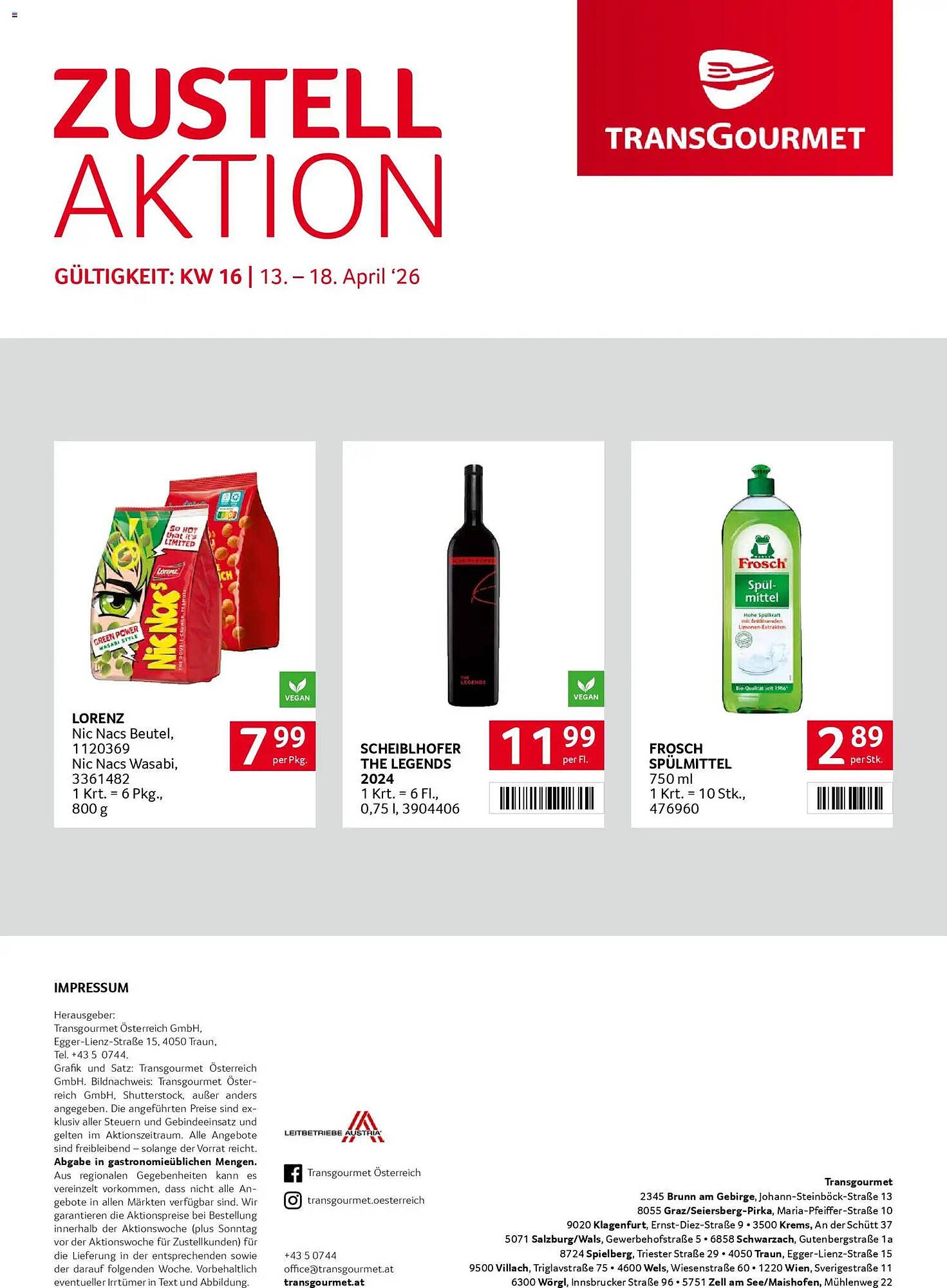 Transgourmet Flugblatt