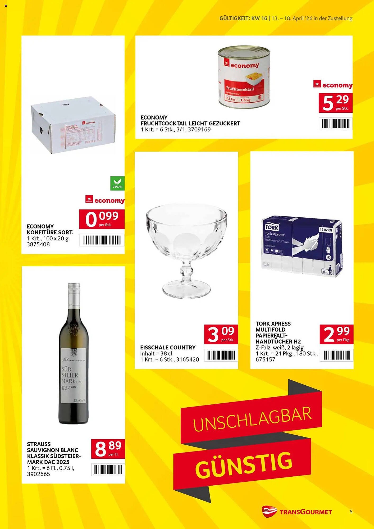 Transgourmet Flugblatt