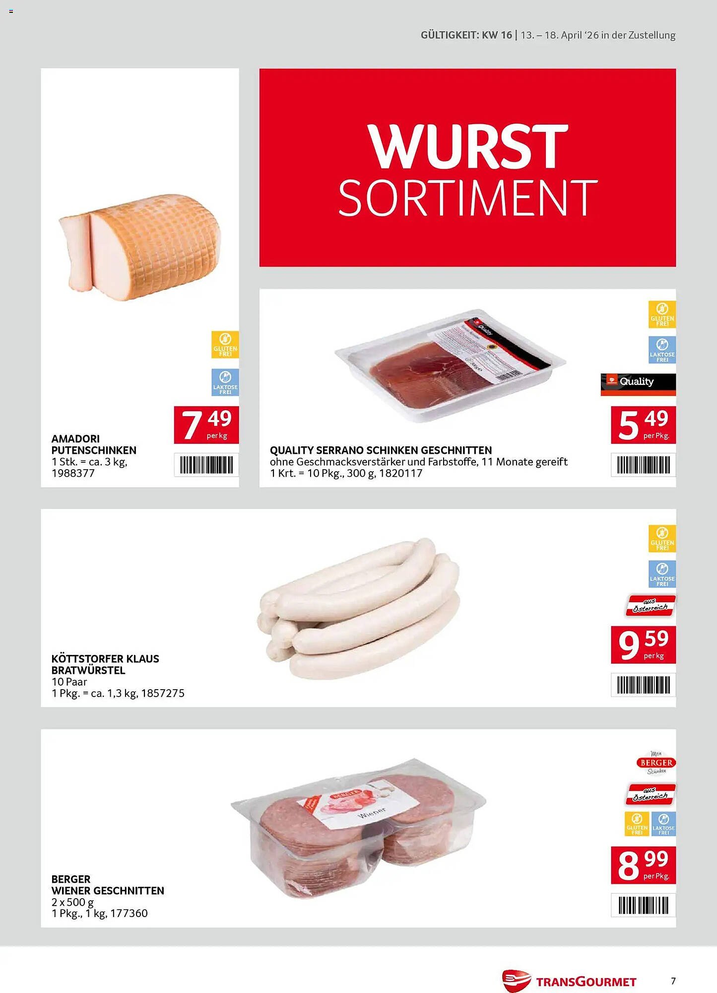 Transgourmet Flugblatt