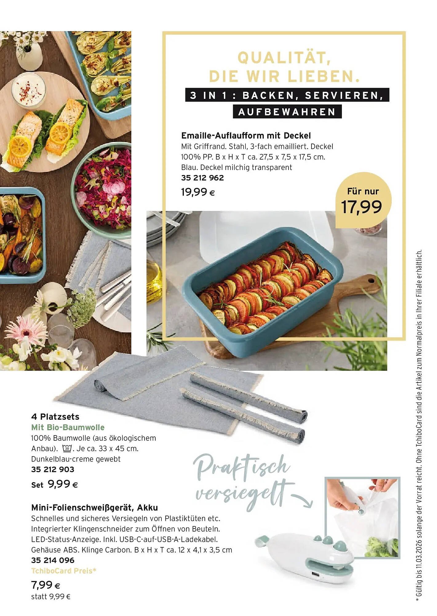 Tchibo Eduscho Flugblatt