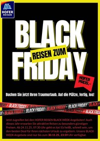Hofer Reisen Flugblatt