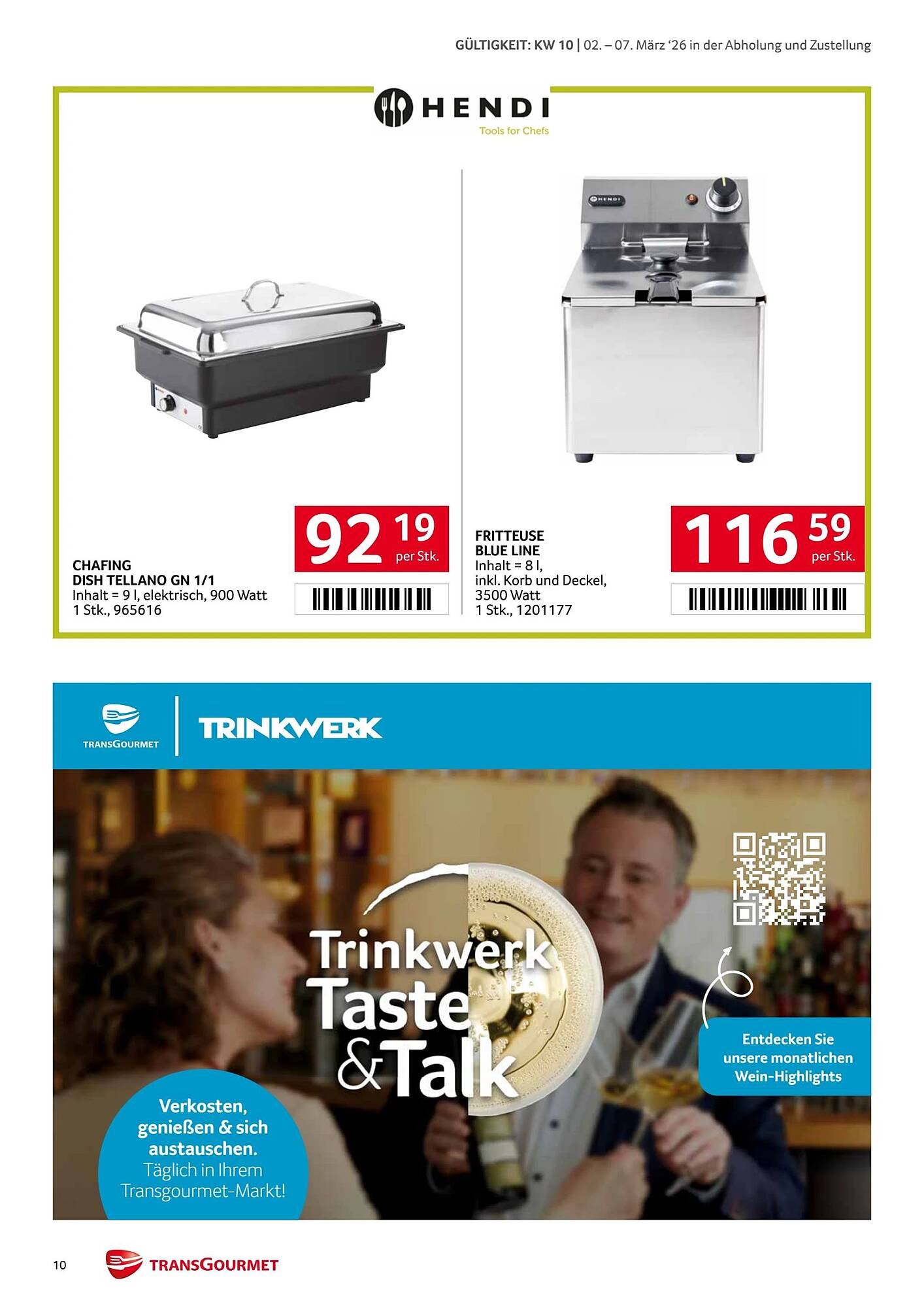 Transgourmet Flugblatt