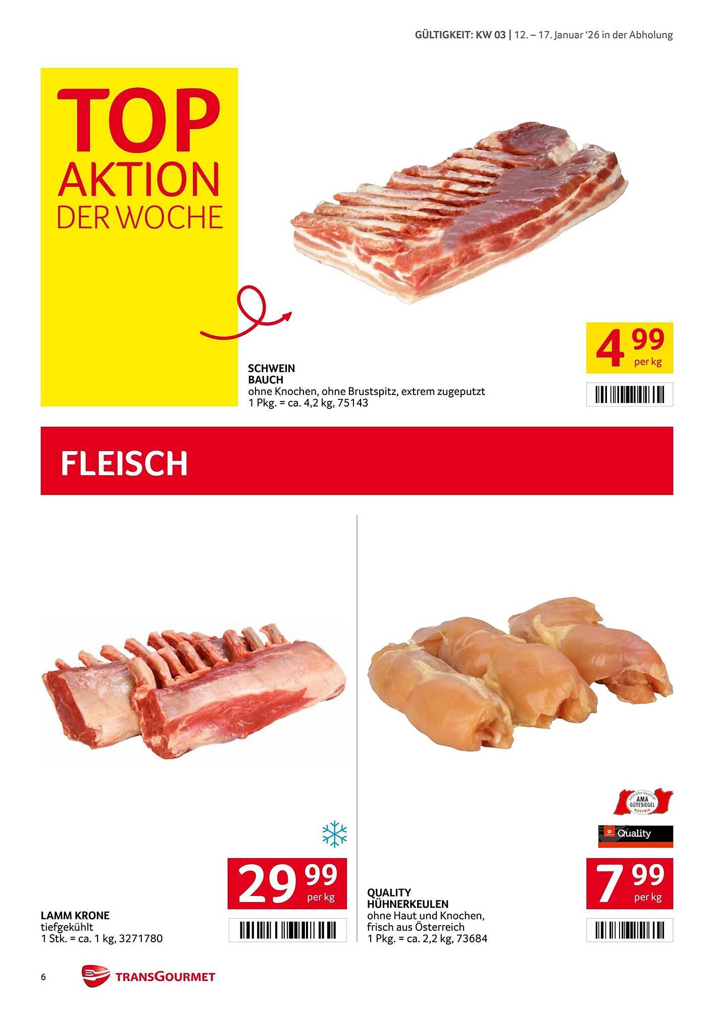 Transgourmet Flugblatt