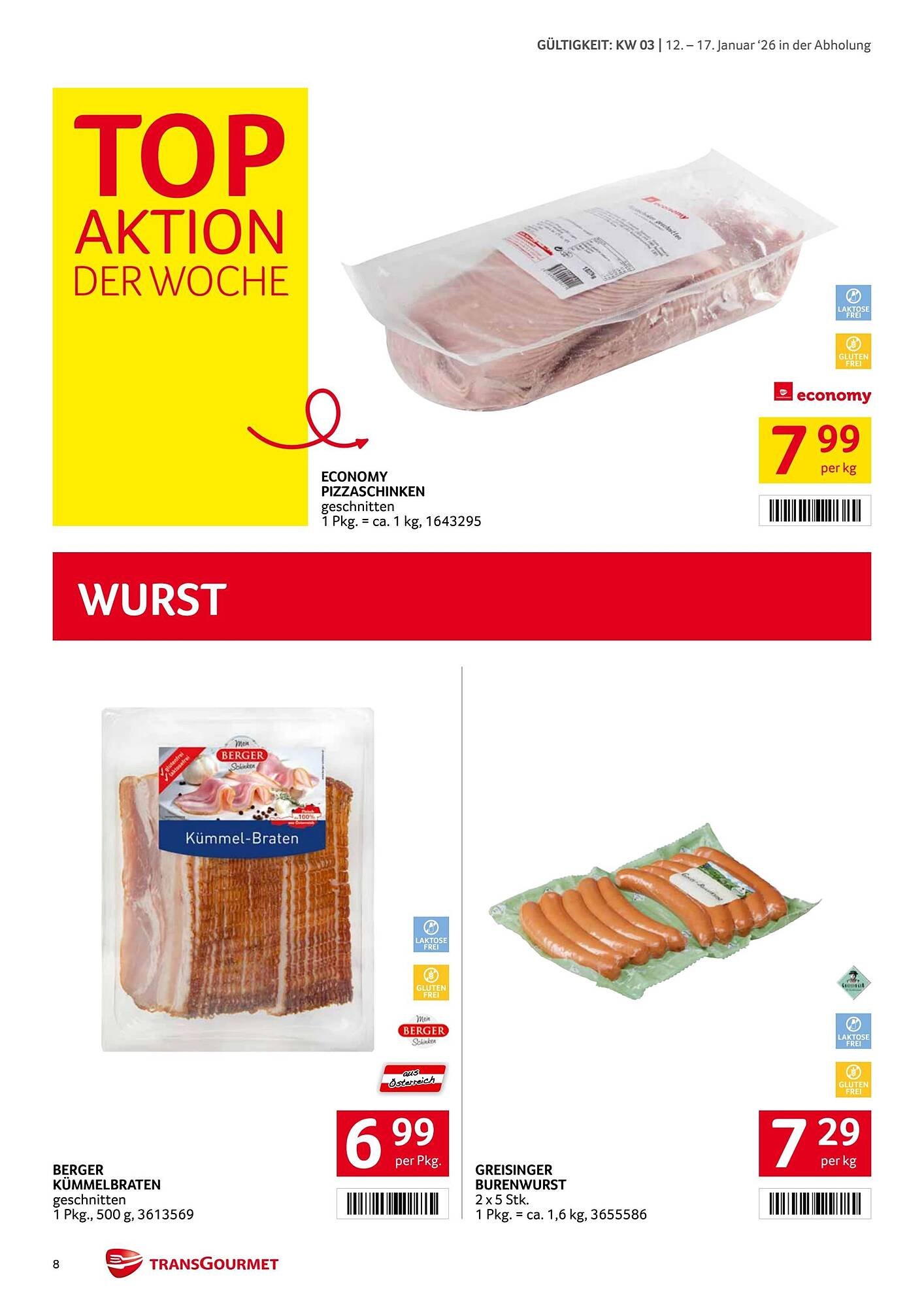 Transgourmet Flugblatt