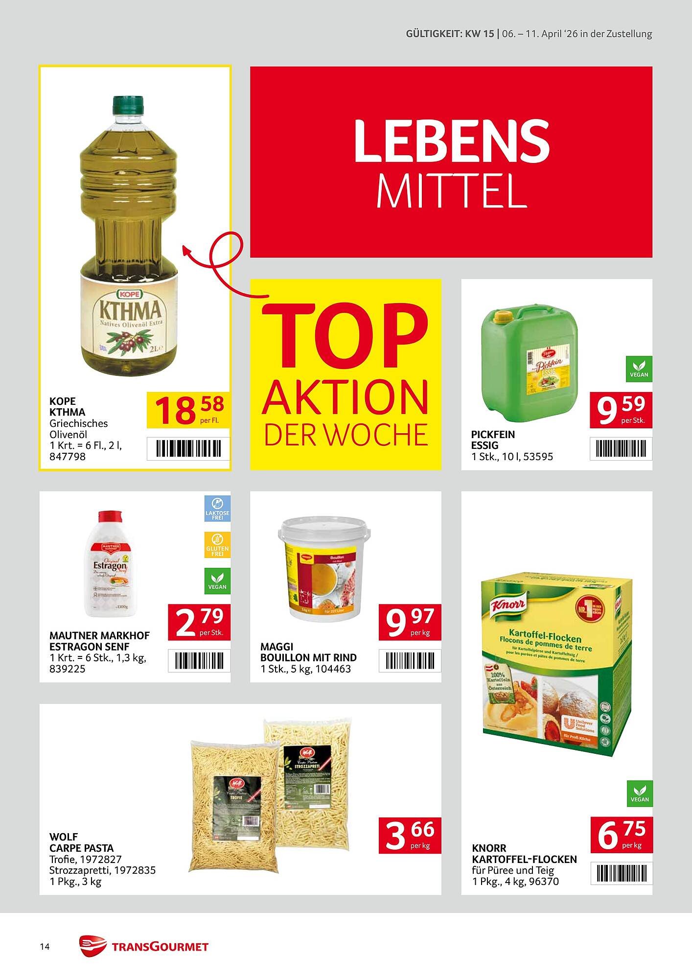 Transgourmet Flugblatt