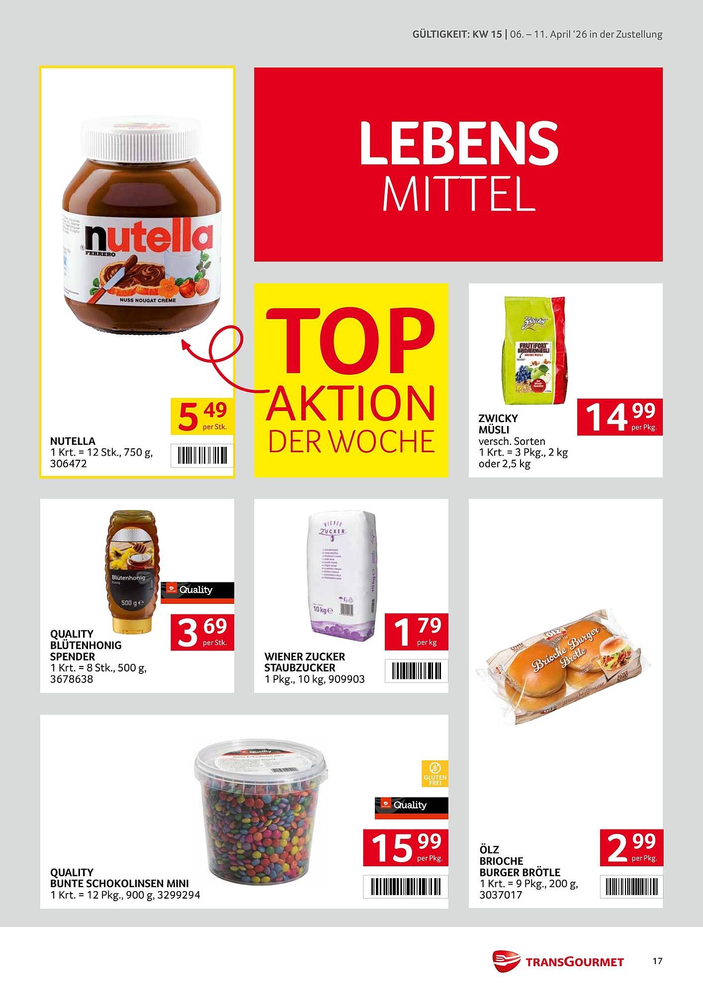 Transgourmet Flugblatt