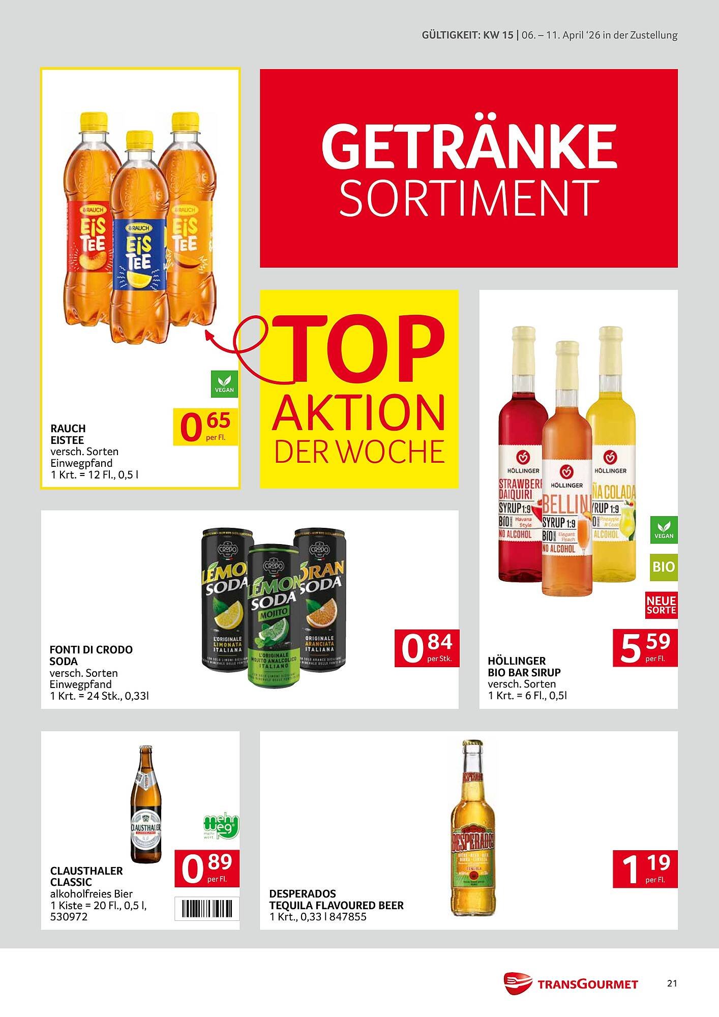 Transgourmet Flugblatt