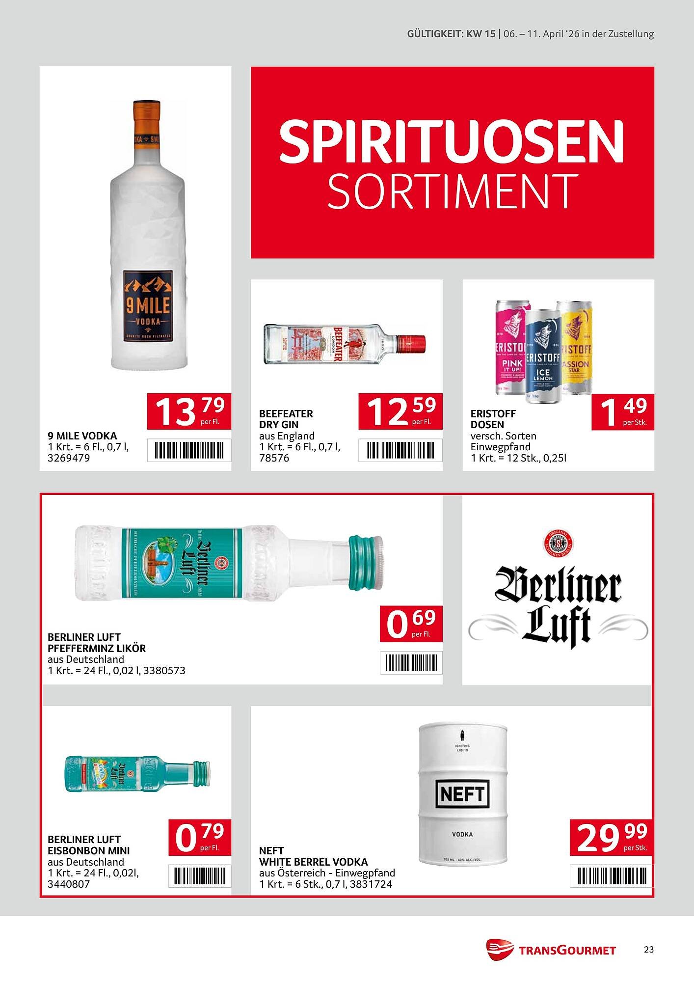 Transgourmet Flugblatt