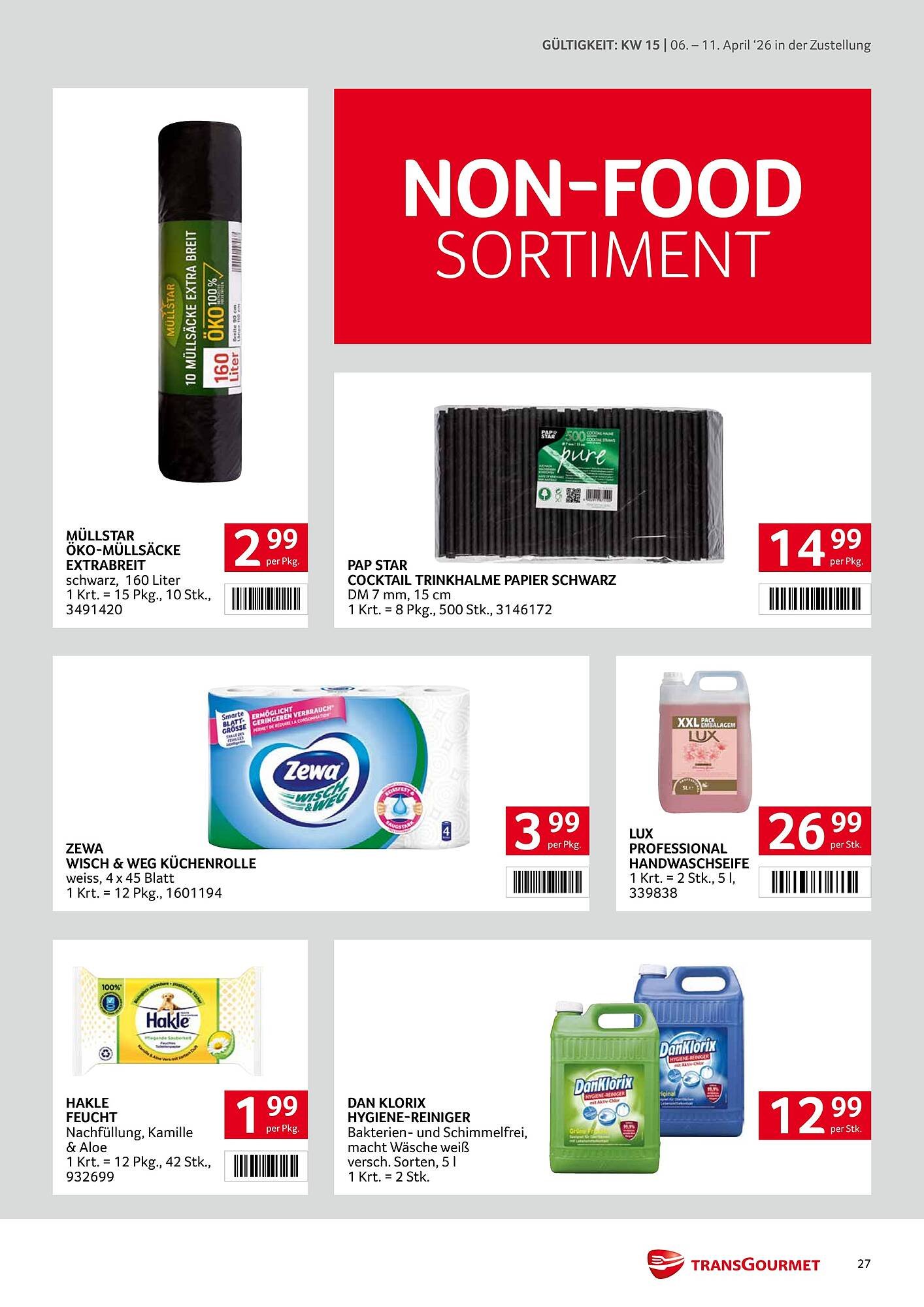 Transgourmet Flugblatt