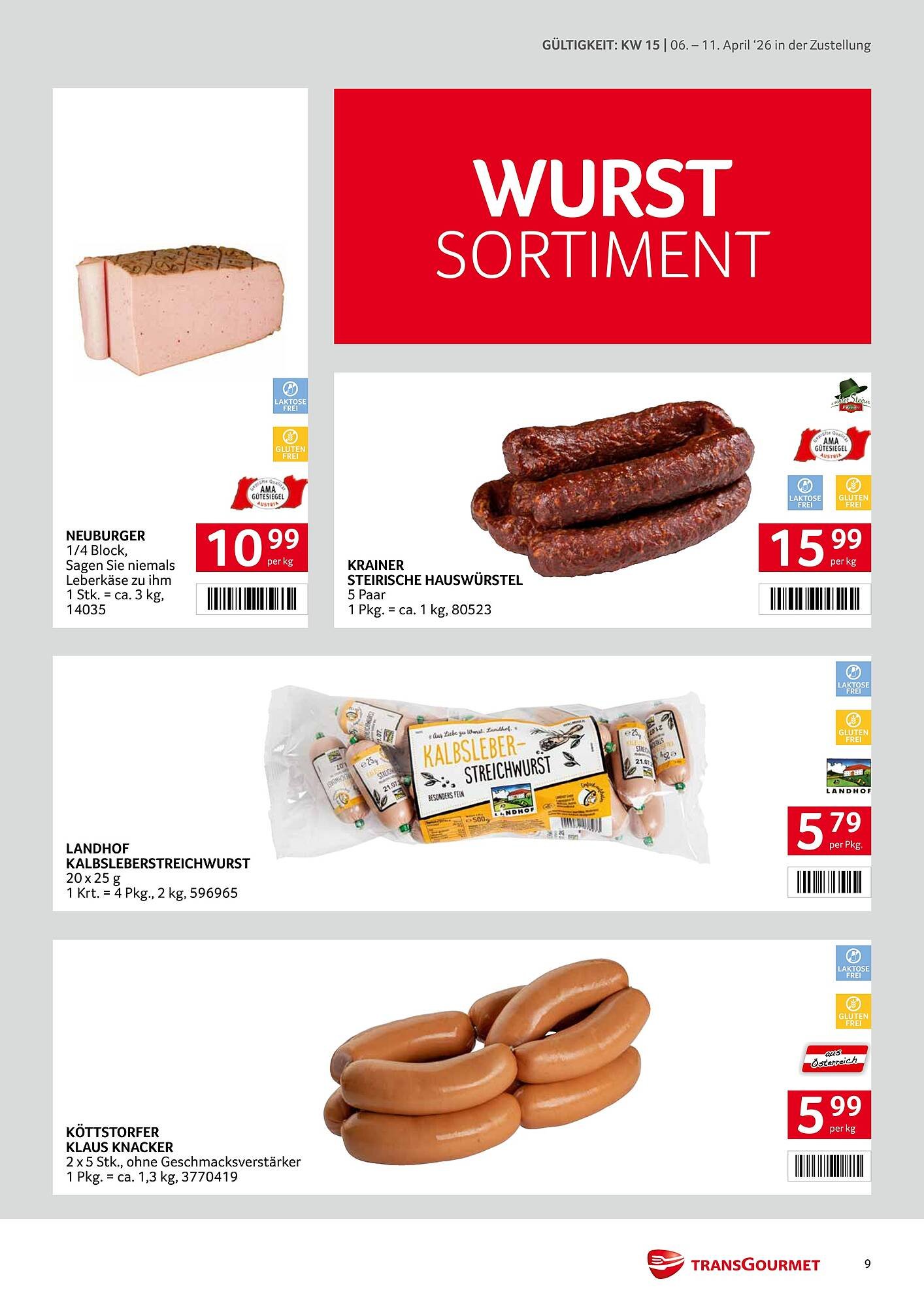 Transgourmet Flugblatt