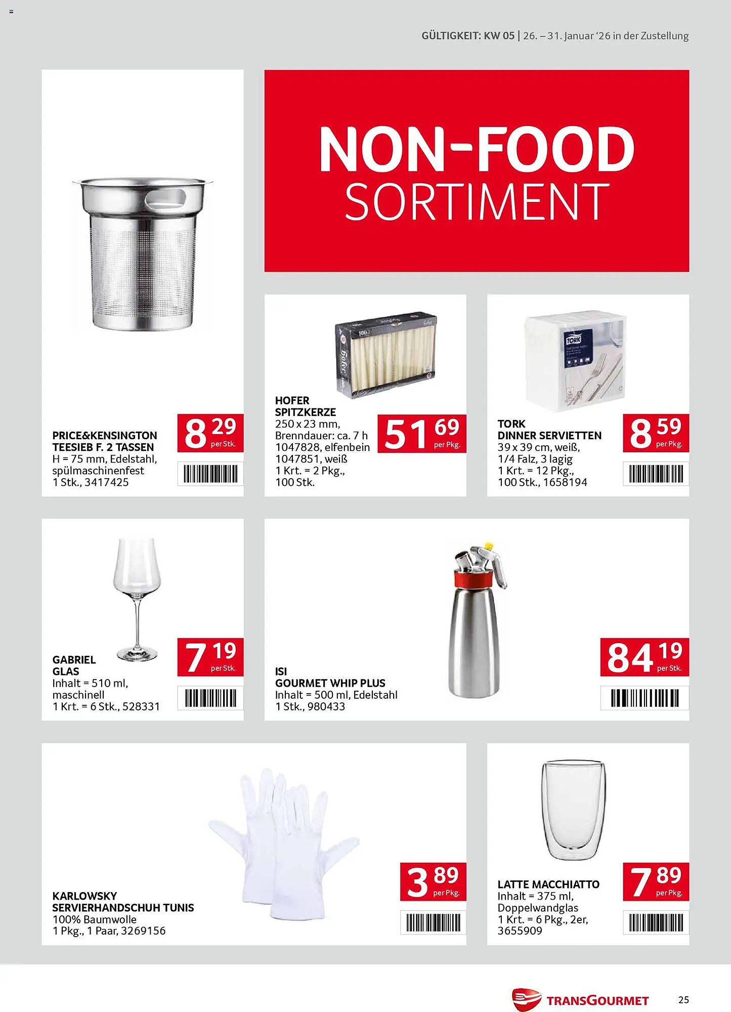 Transgourmet Flugblatt