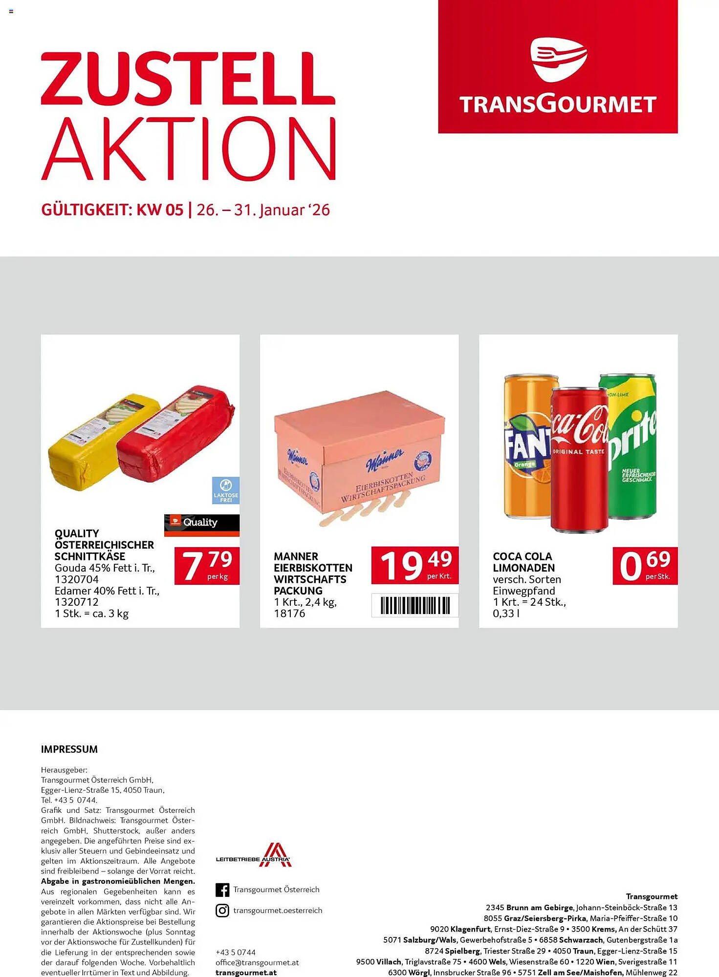 Transgourmet Flugblatt