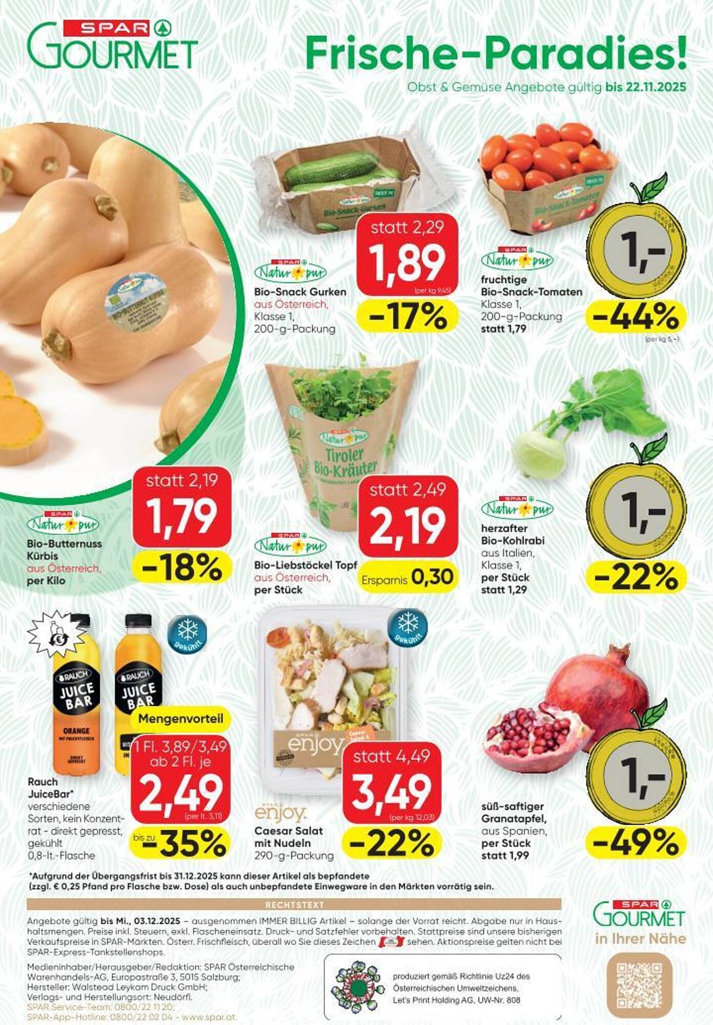 SPAR Gourmet Flugblatt