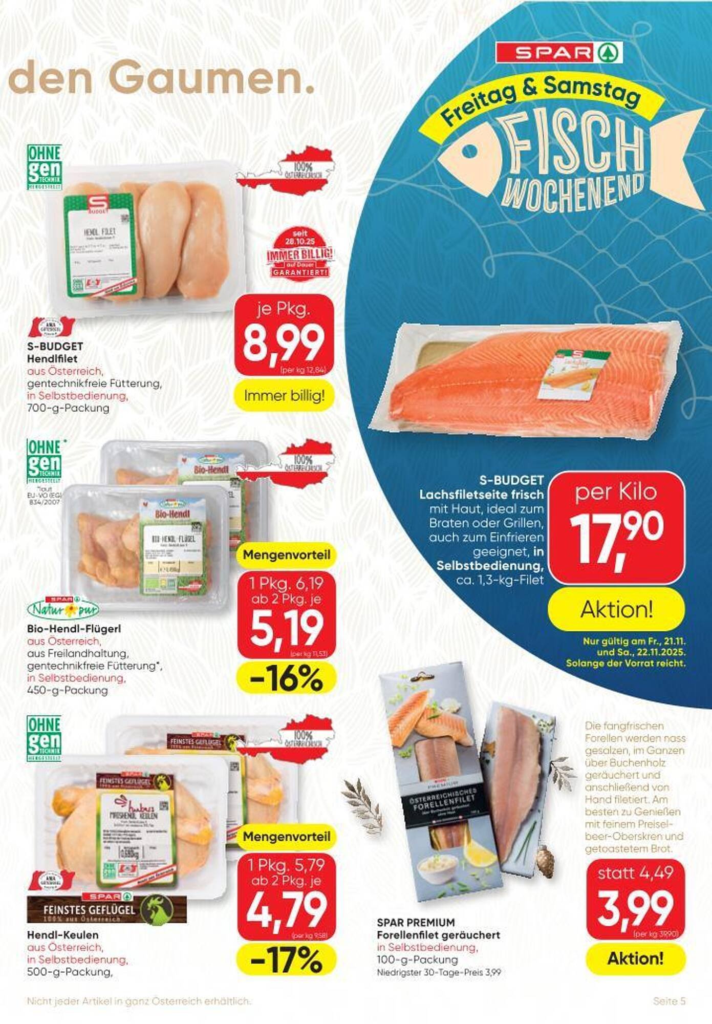 SPAR Gourmet Flugblatt