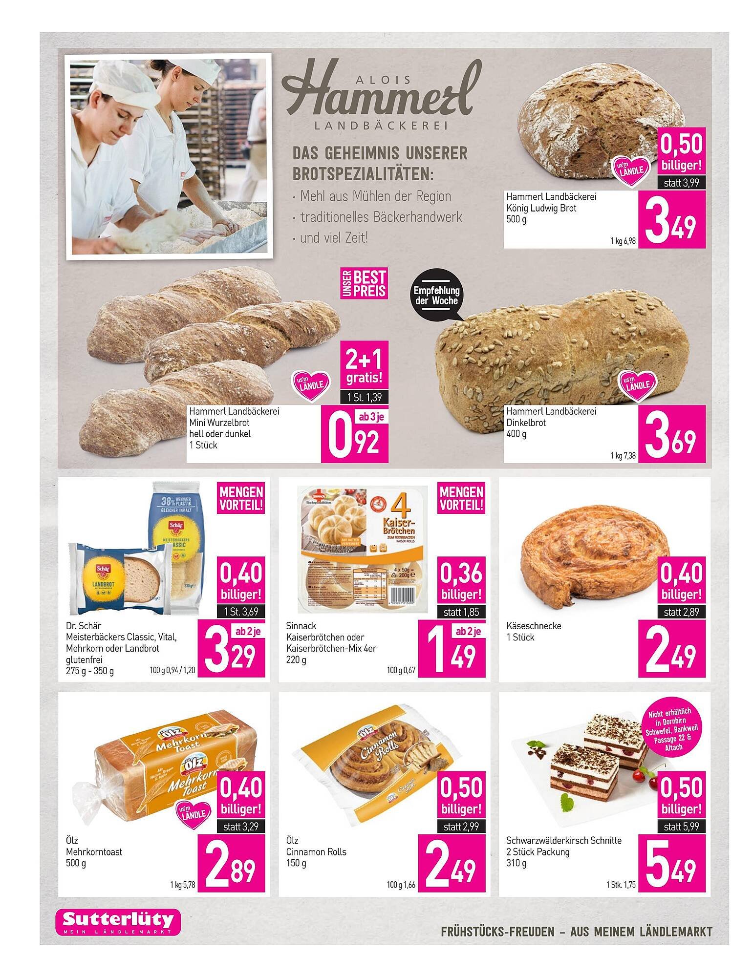 Sutterlüty Flugblatt