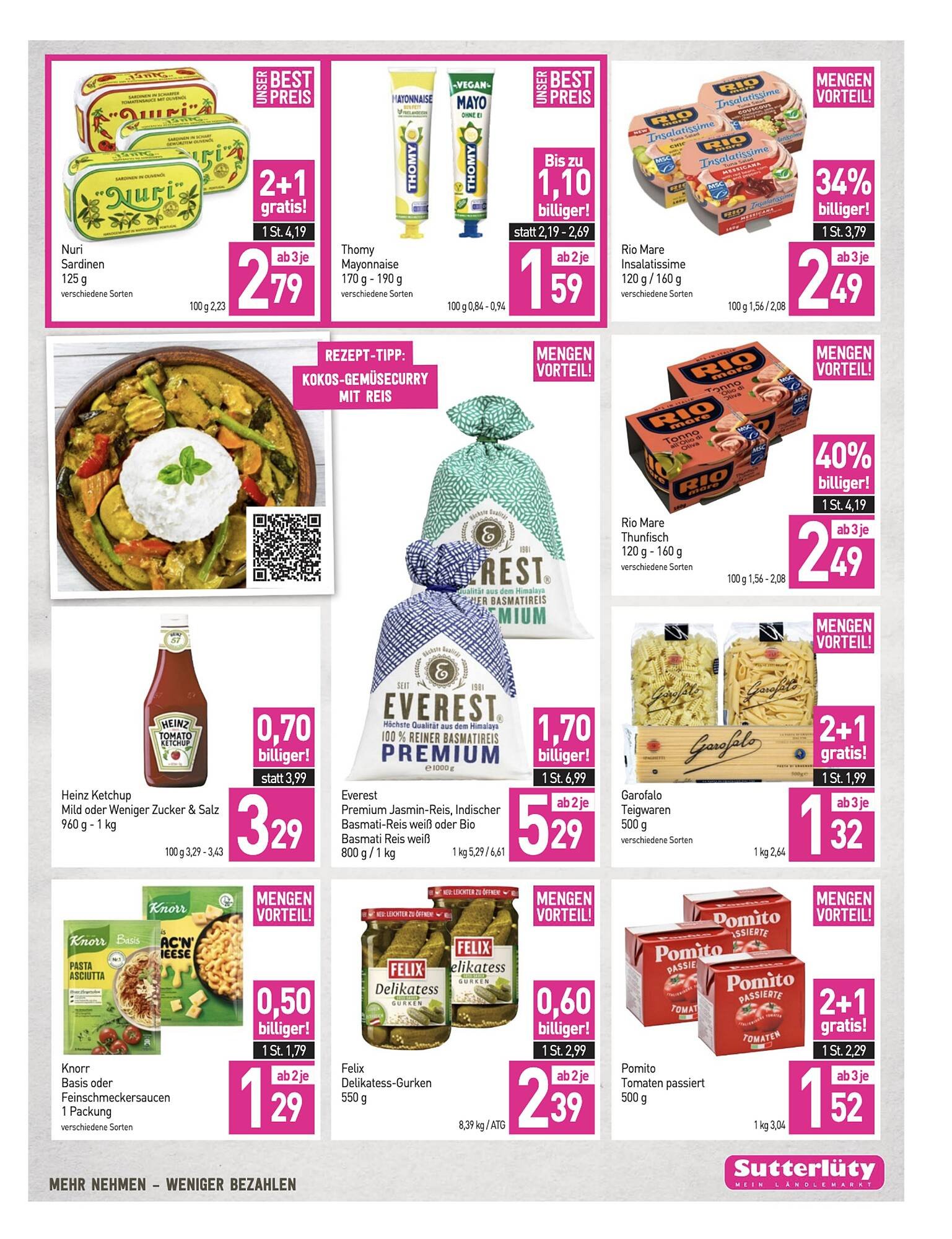 Sutterlüty Flugblatt