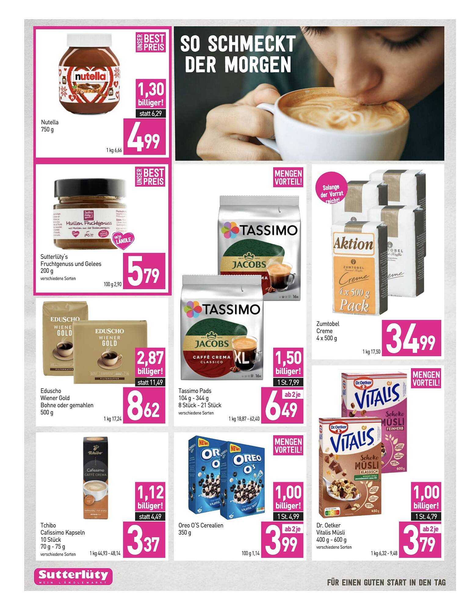 Sutterlüty Flugblatt