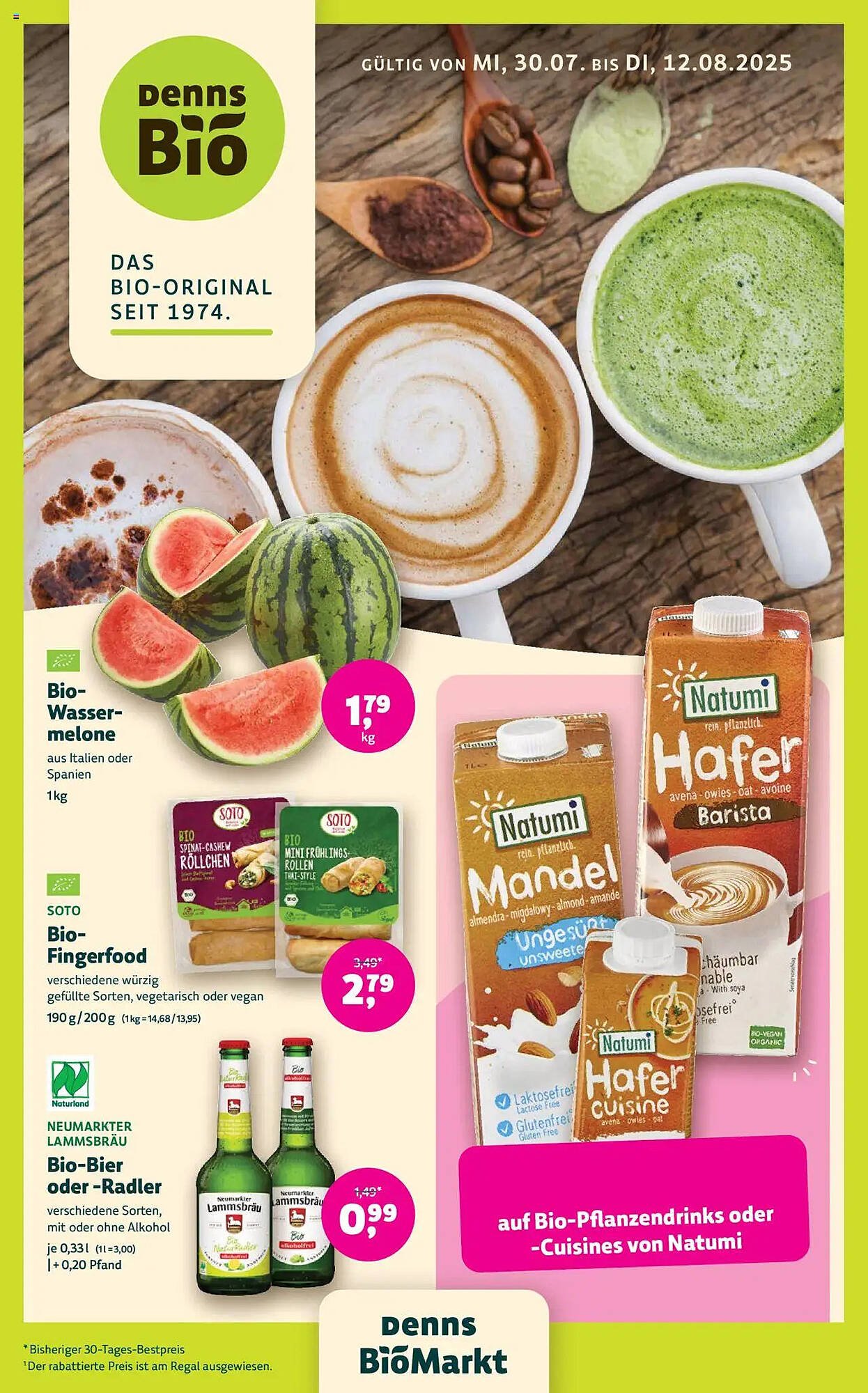 Denn&#039;s Biomarkt Flugblatt (2025-07-30 - 2025-08-12) | 1