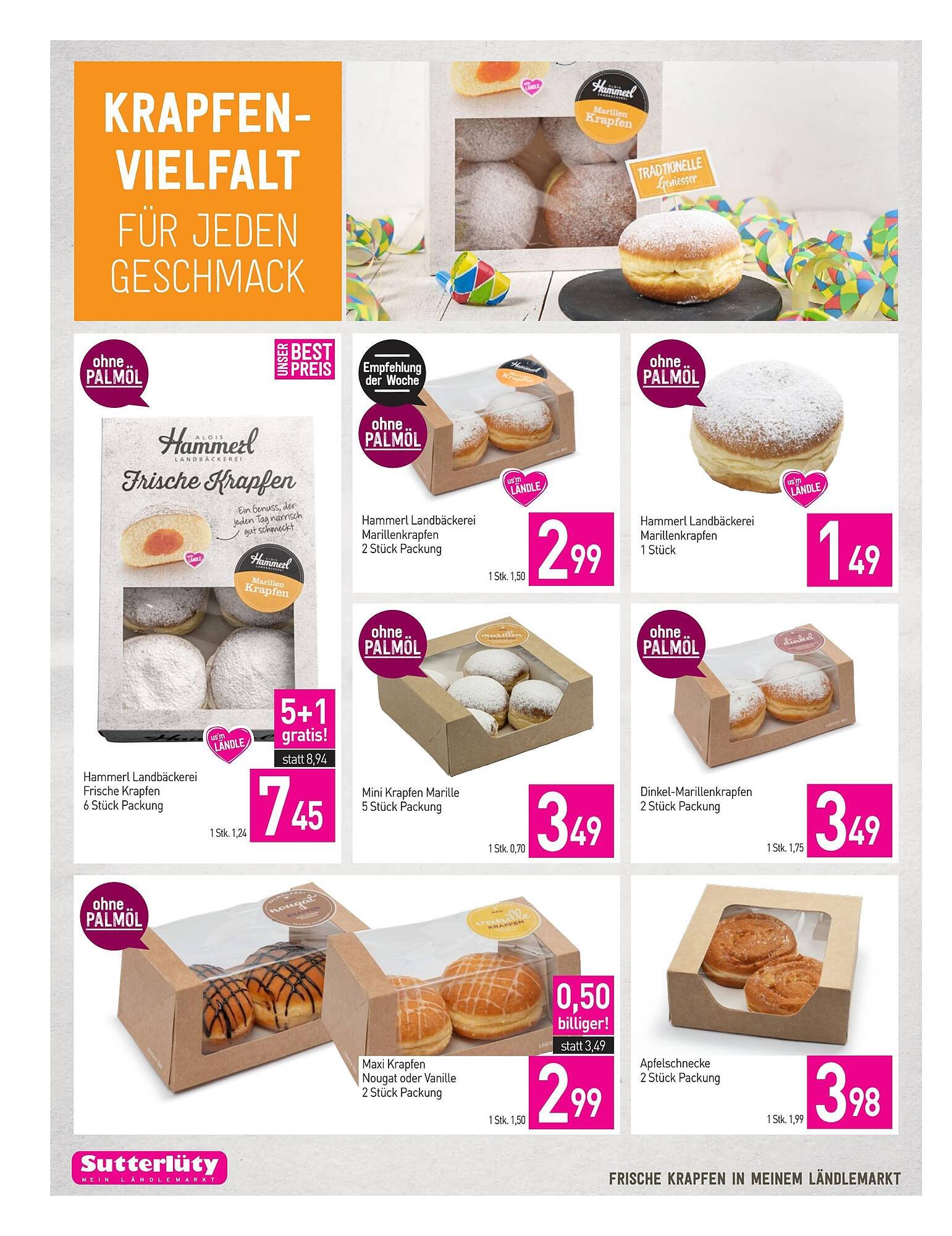 Sutterlüty Flugblatt