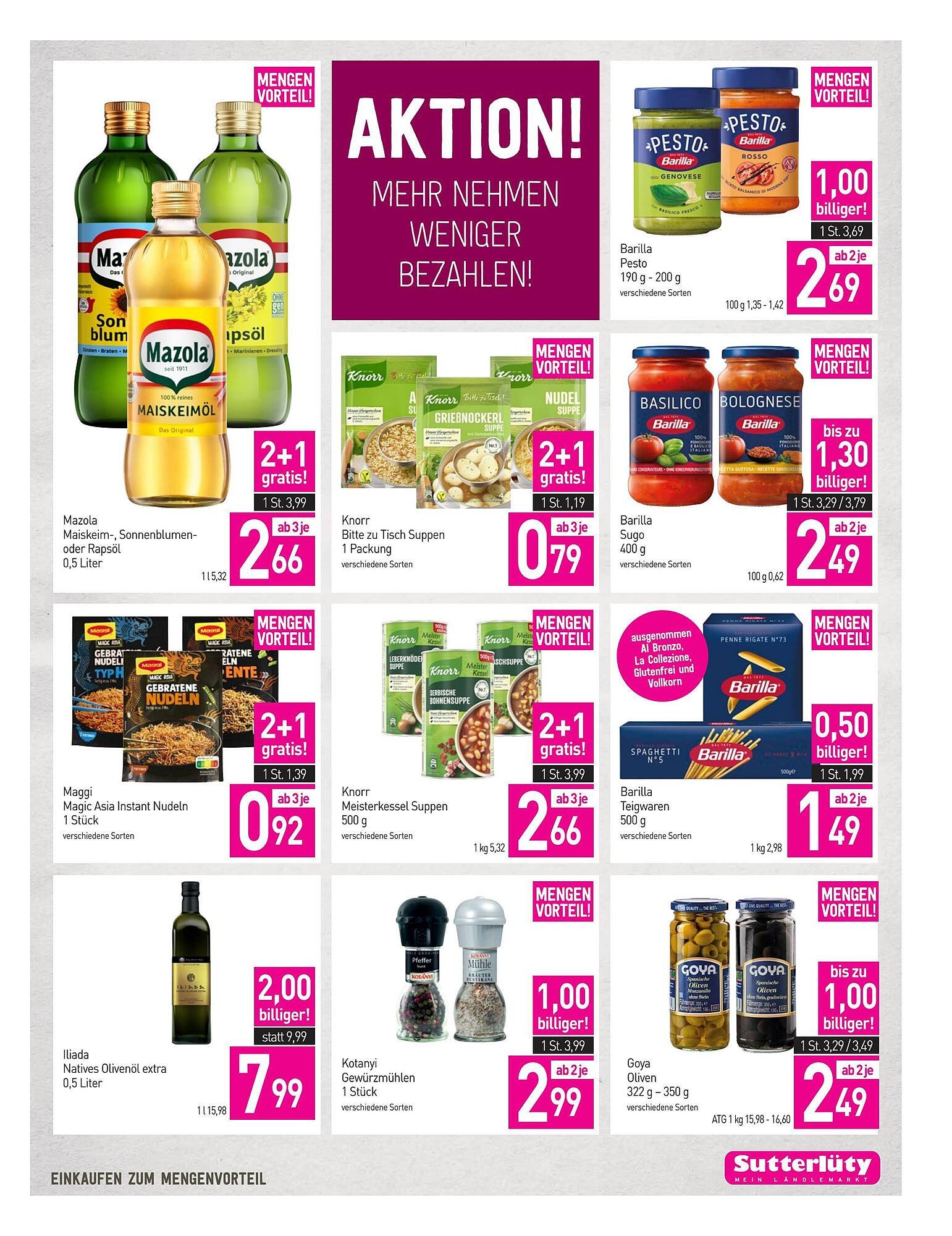 Sutterlüty Flugblatt