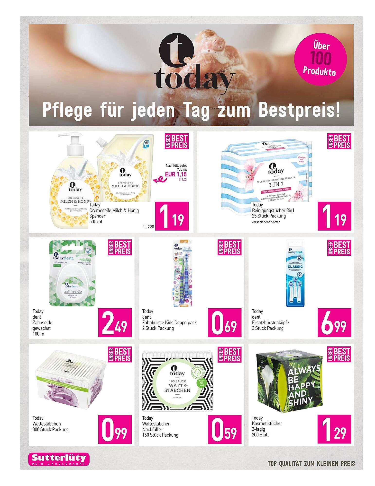 Sutterlüty Flugblatt