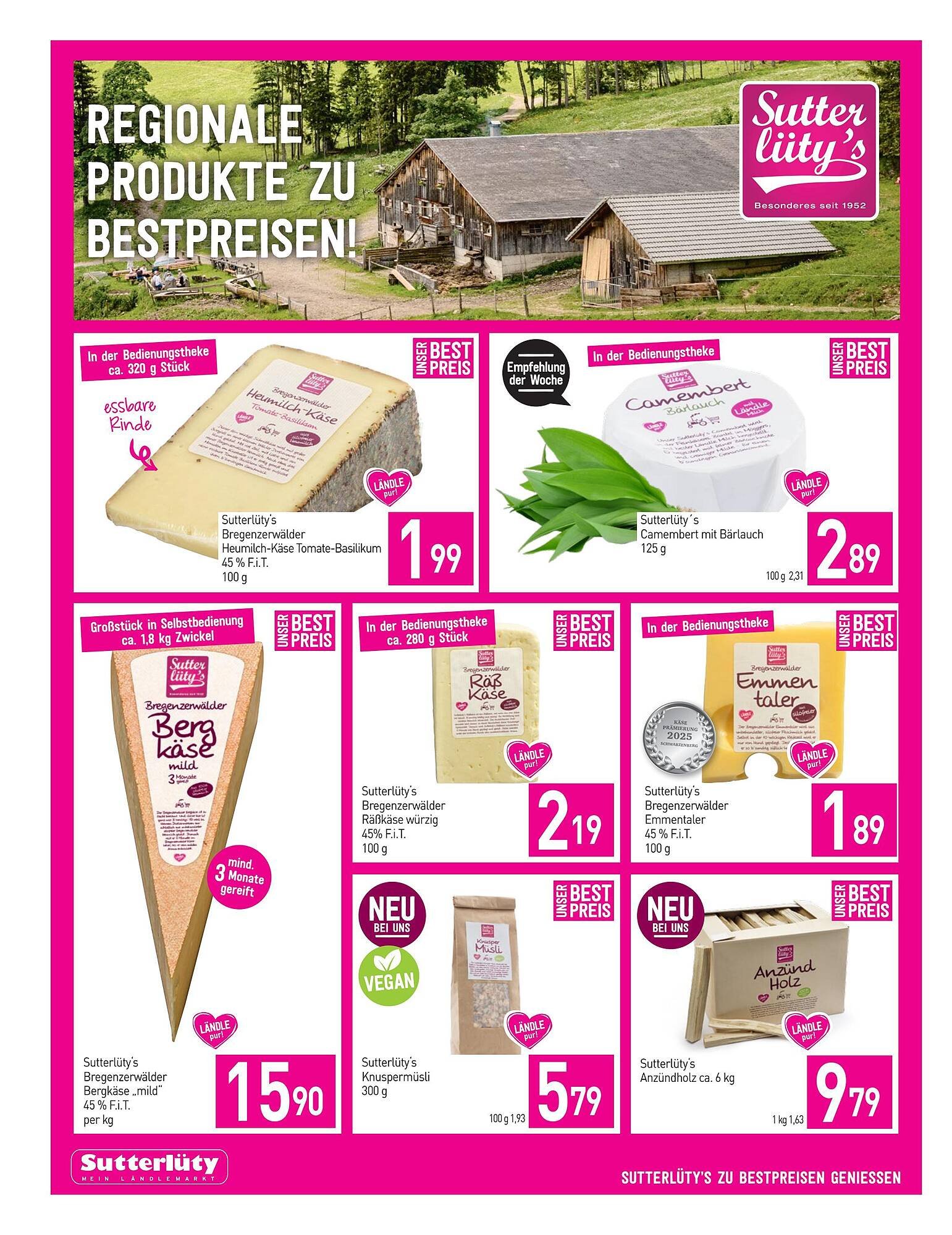 Sutterlüty Flugblatt