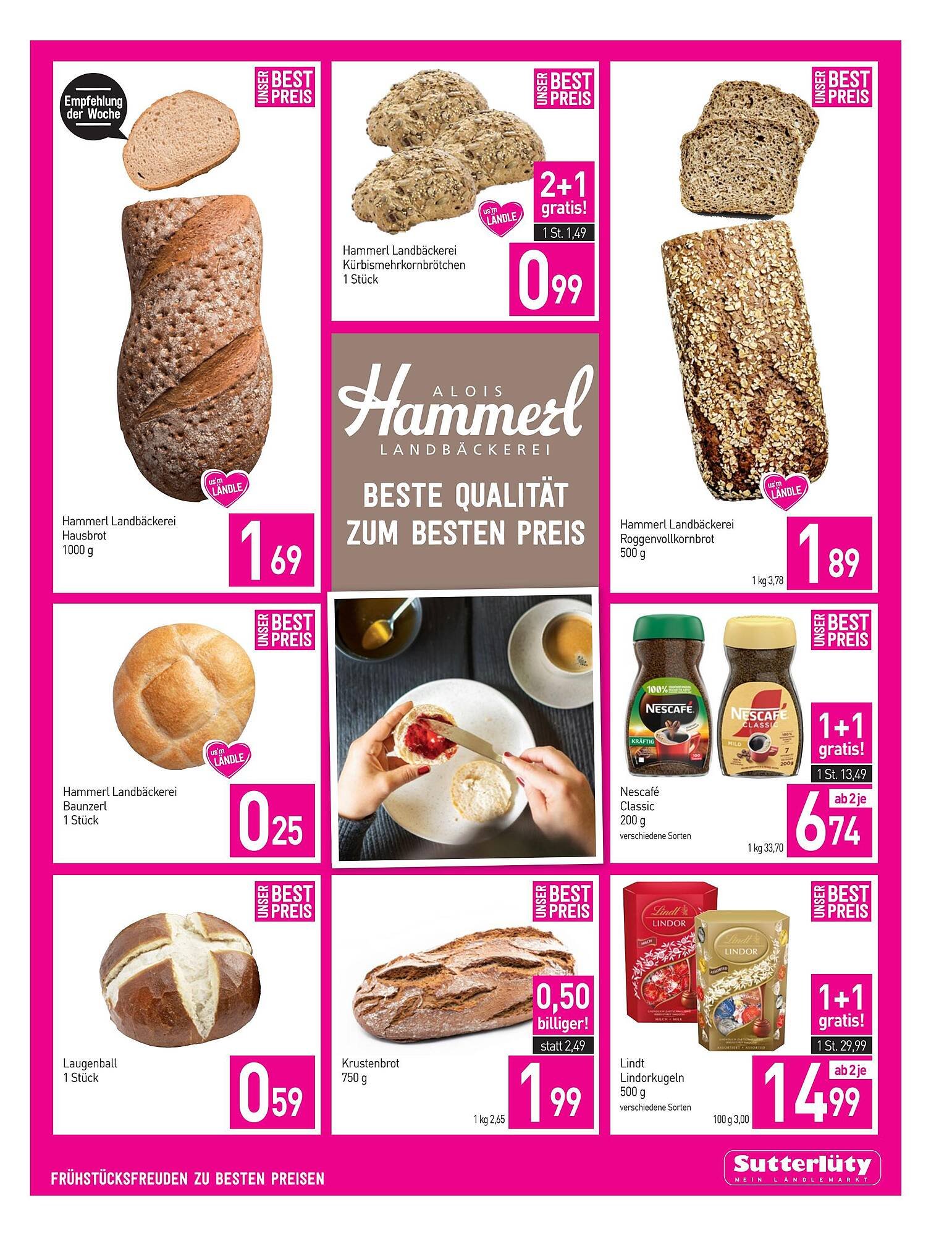 Sutterlüty Flugblatt