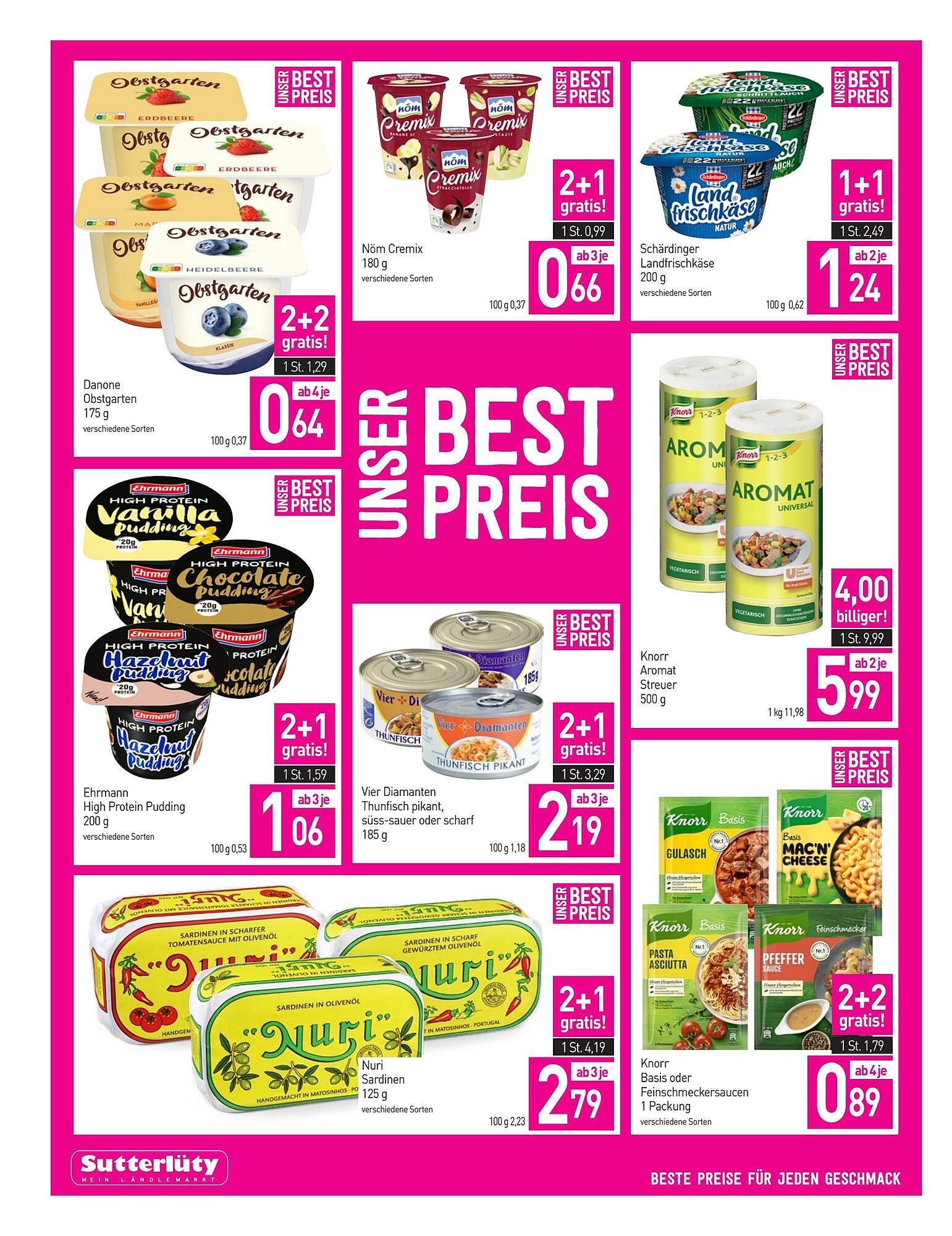 Sutterlüty Flugblatt