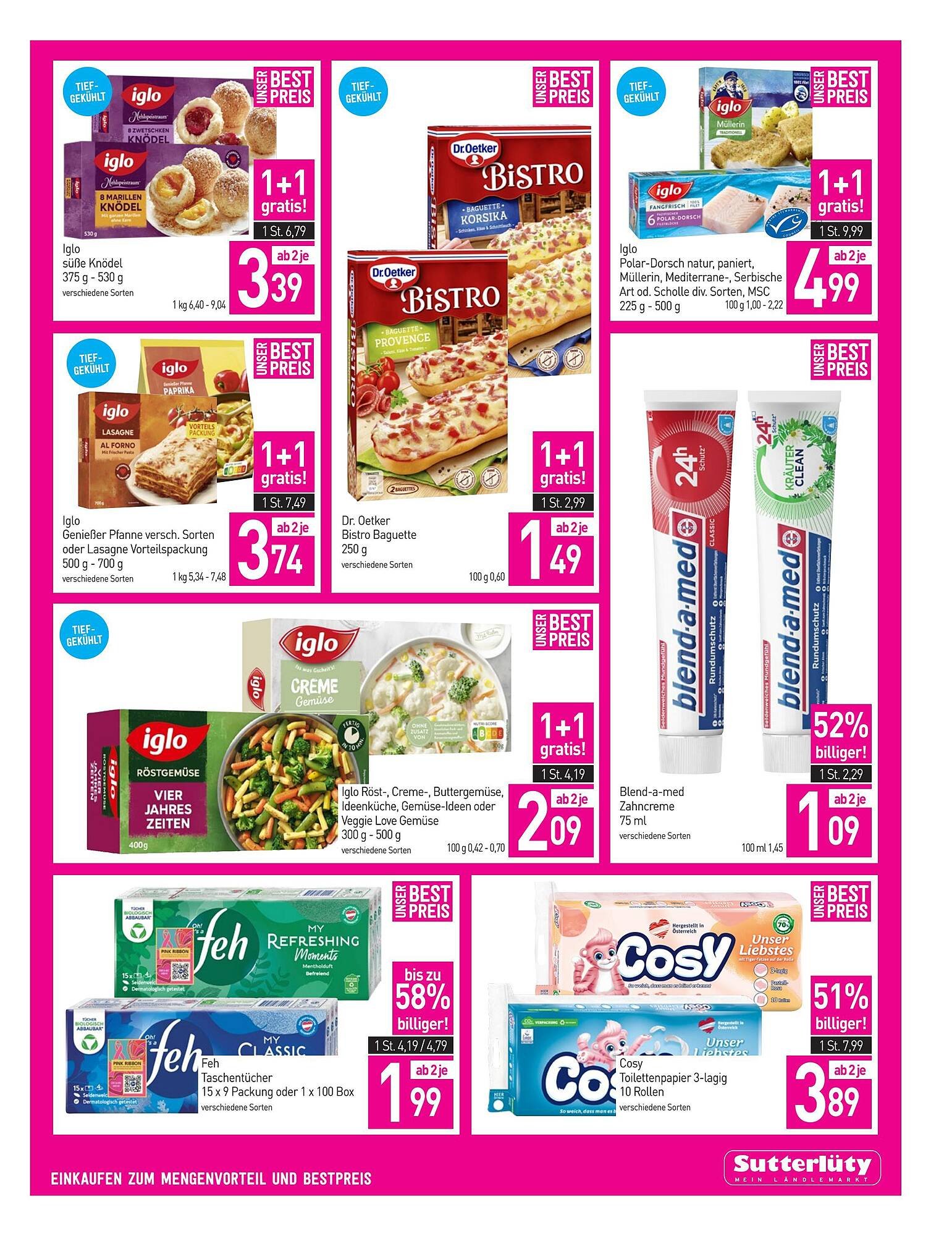 Sutterlüty Flugblatt