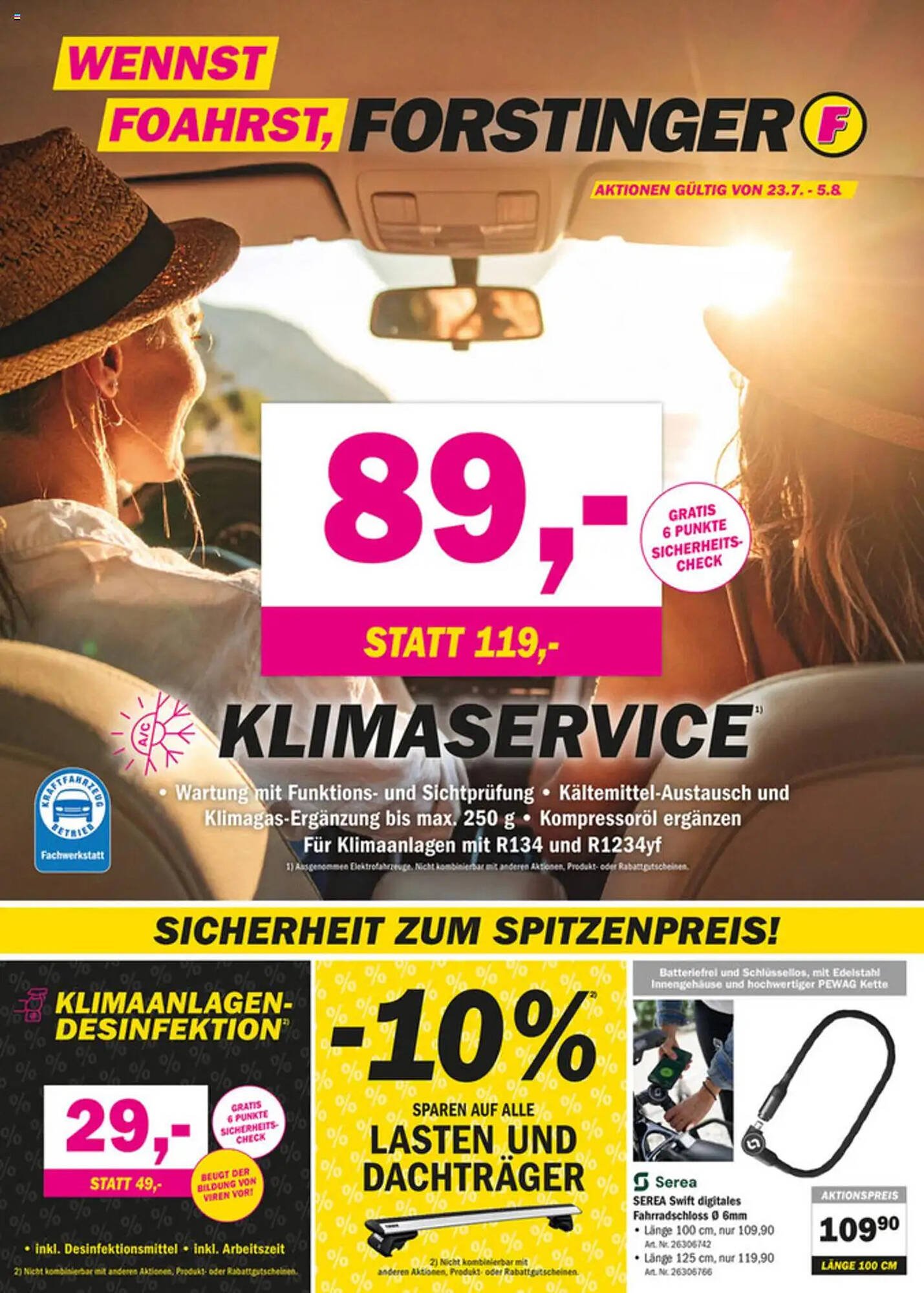 Forstinger Flugblatt (2025-07-23 - 2025-08-05) | 1