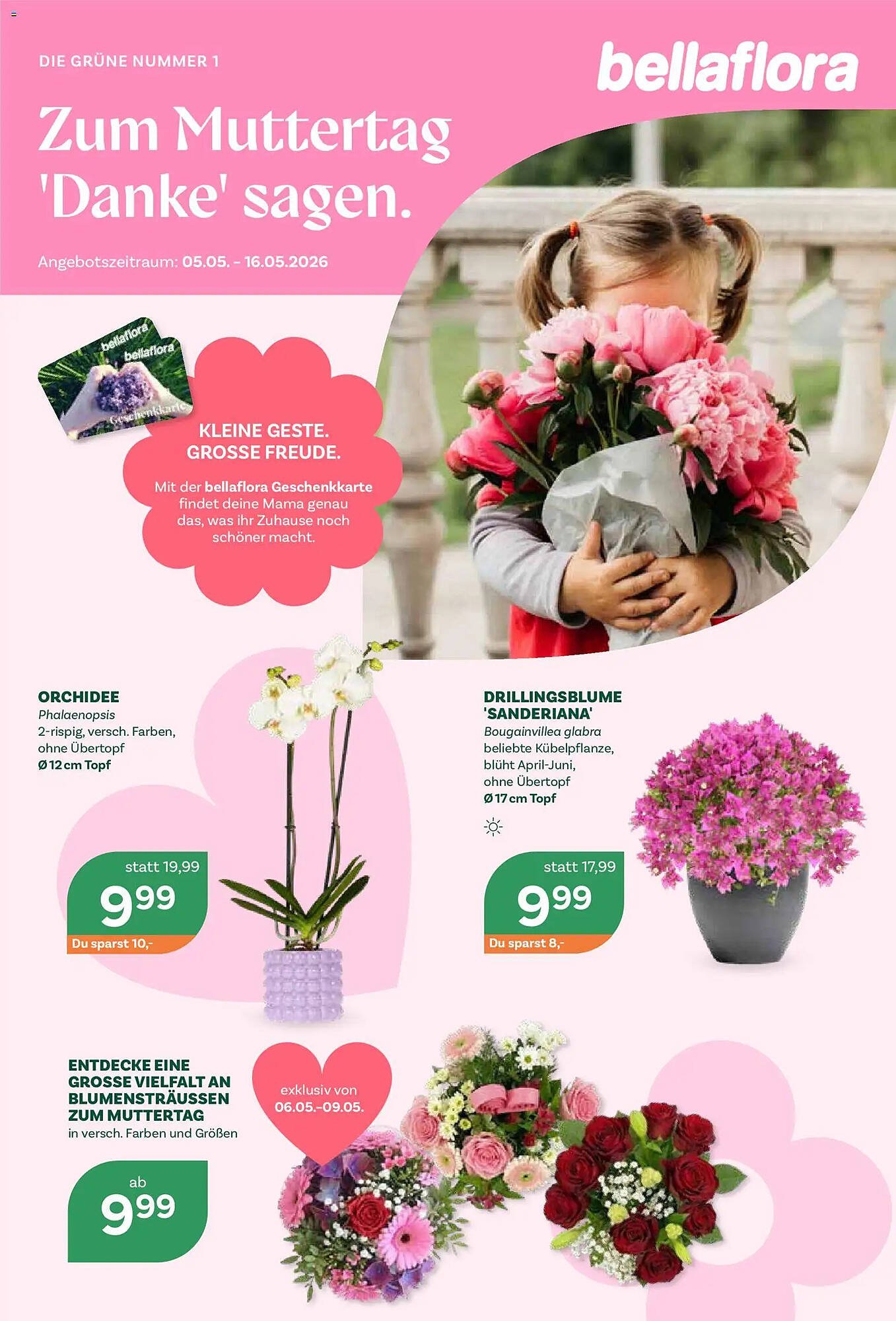 Bellaflora Flugblatt