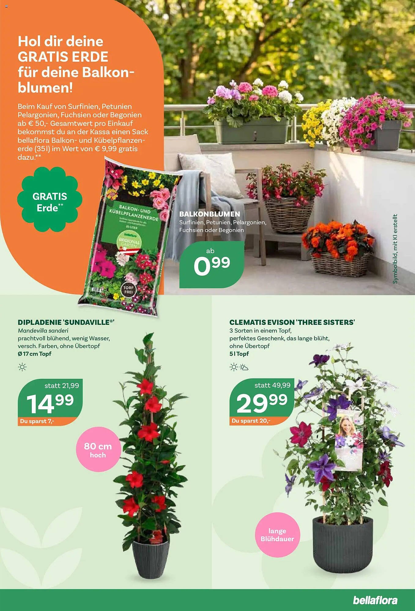 Bellaflora Flugblatt
