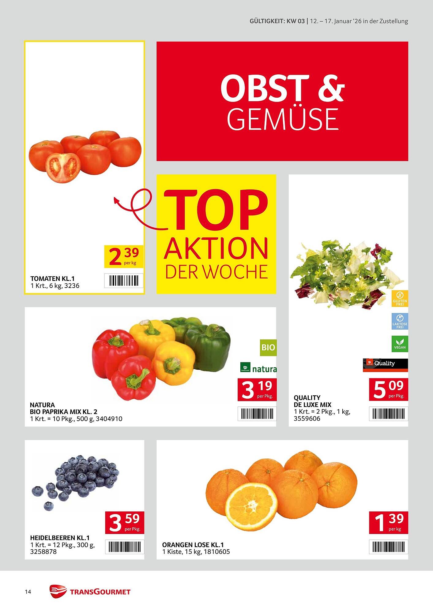 Transgourmet Flugblatt