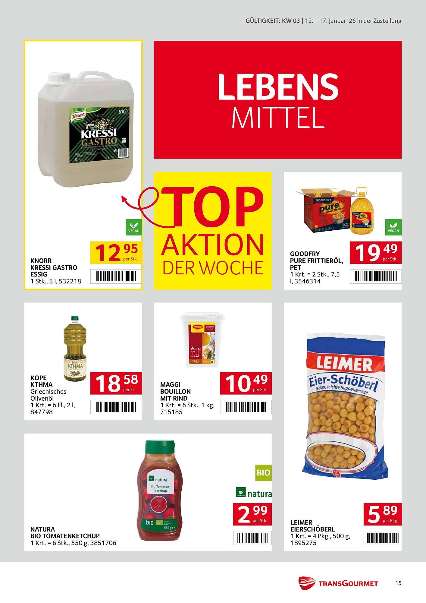 Transgourmet Flugblatt