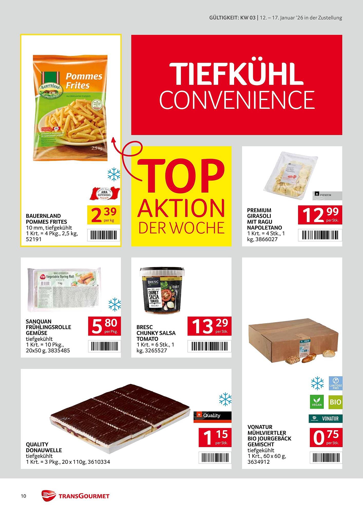 Transgourmet Flugblatt