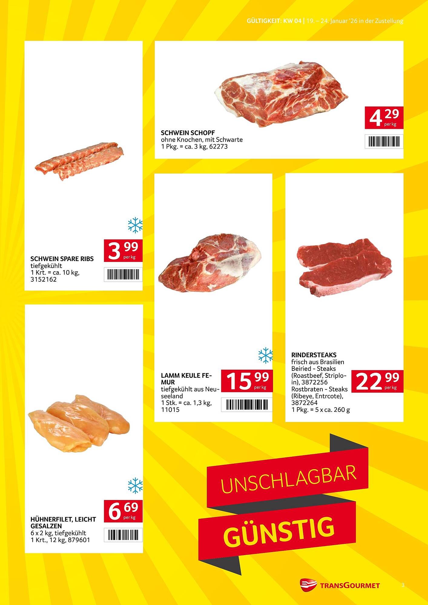 Transgourmet Flugblatt