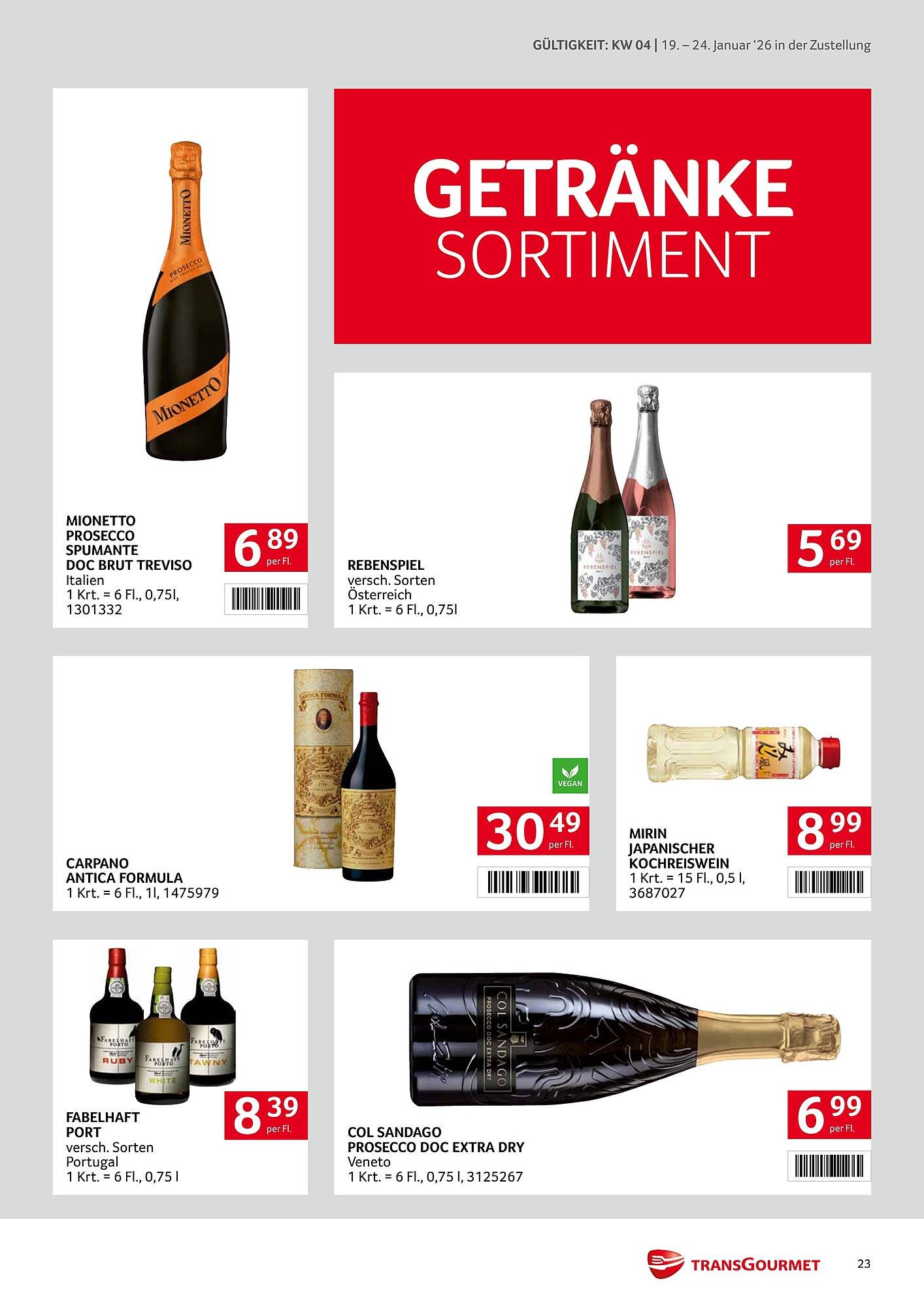 Transgourmet Flugblatt