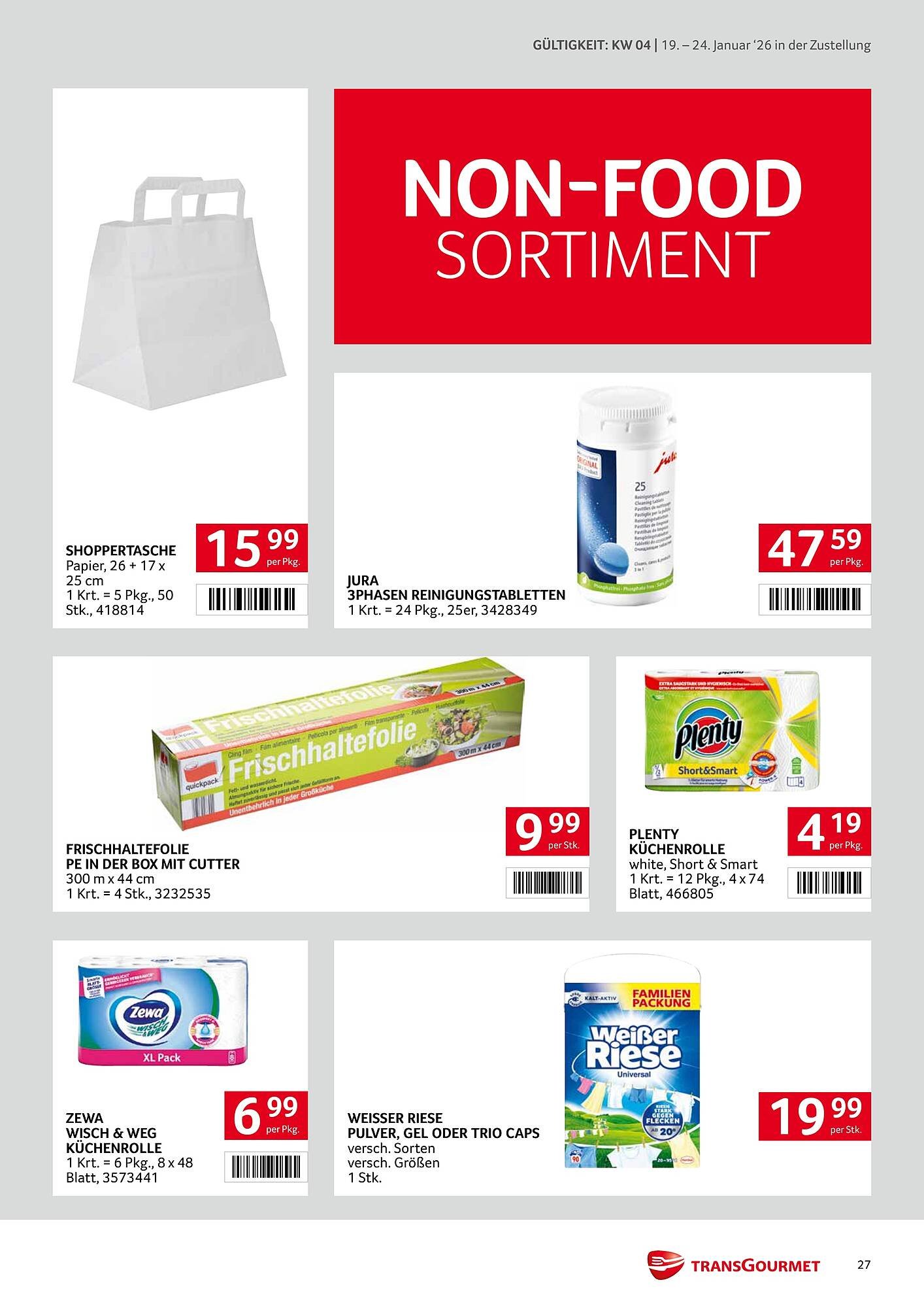 Transgourmet Flugblatt