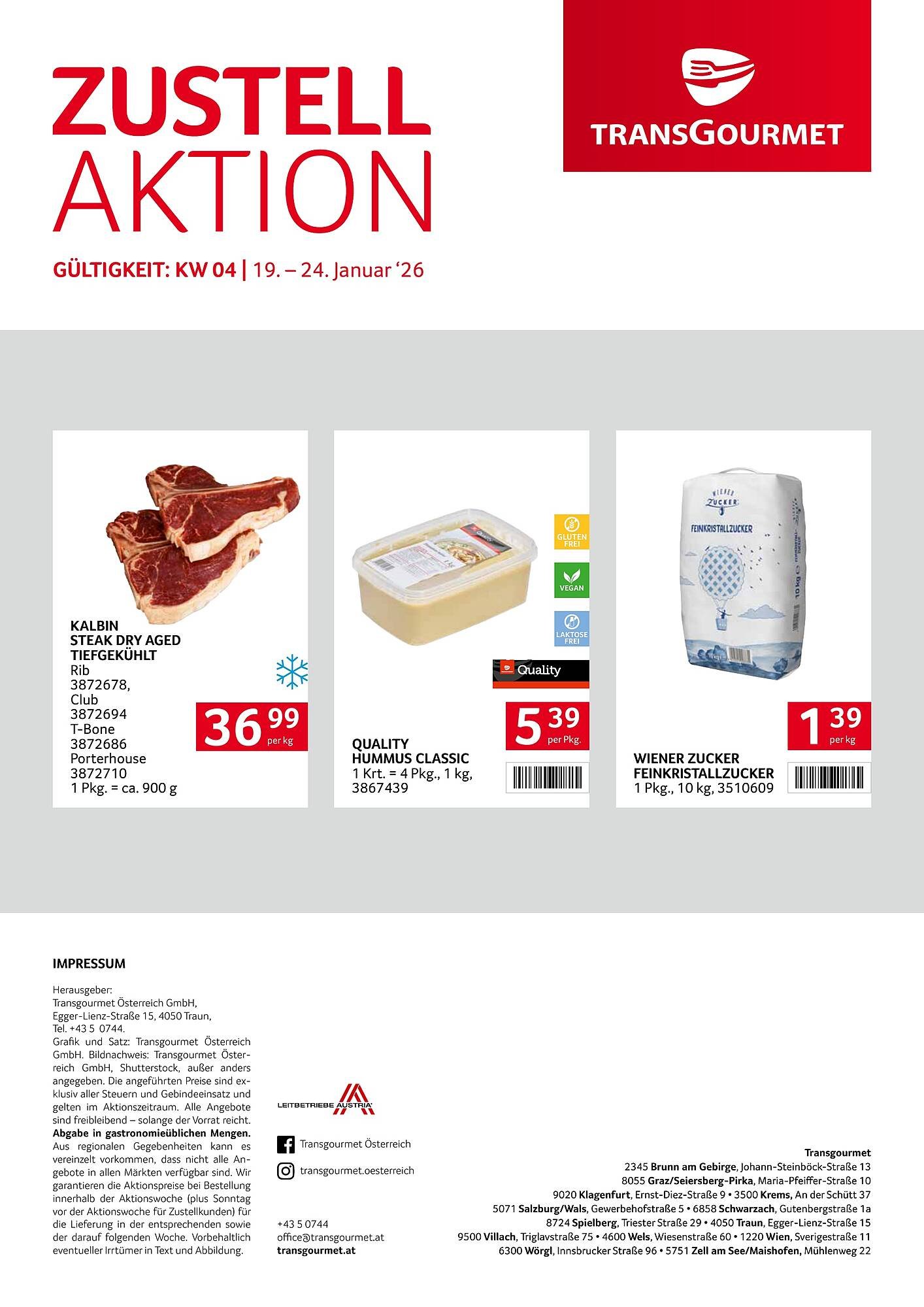 Transgourmet Flugblatt