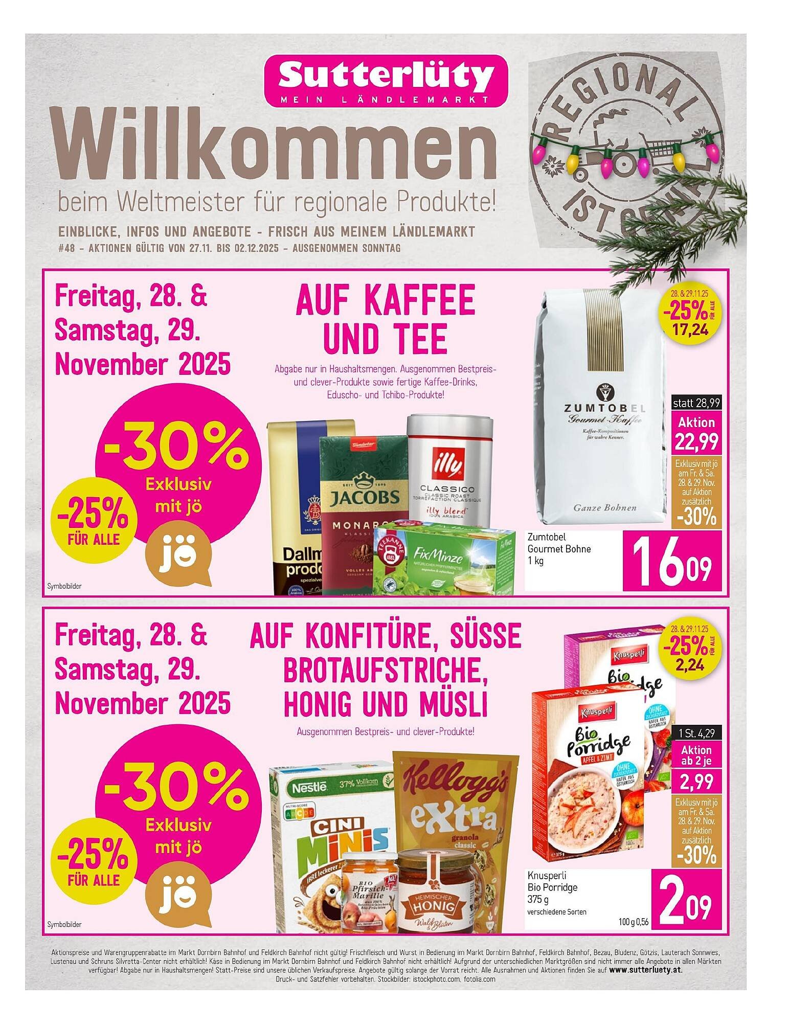 Sutterlüty Flugblatt