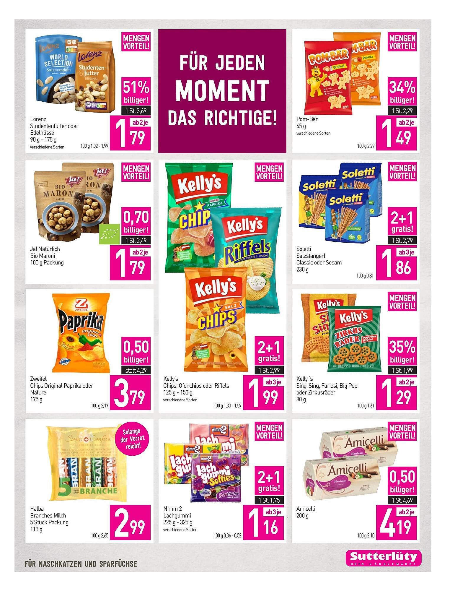 Sutterlüty Flugblatt