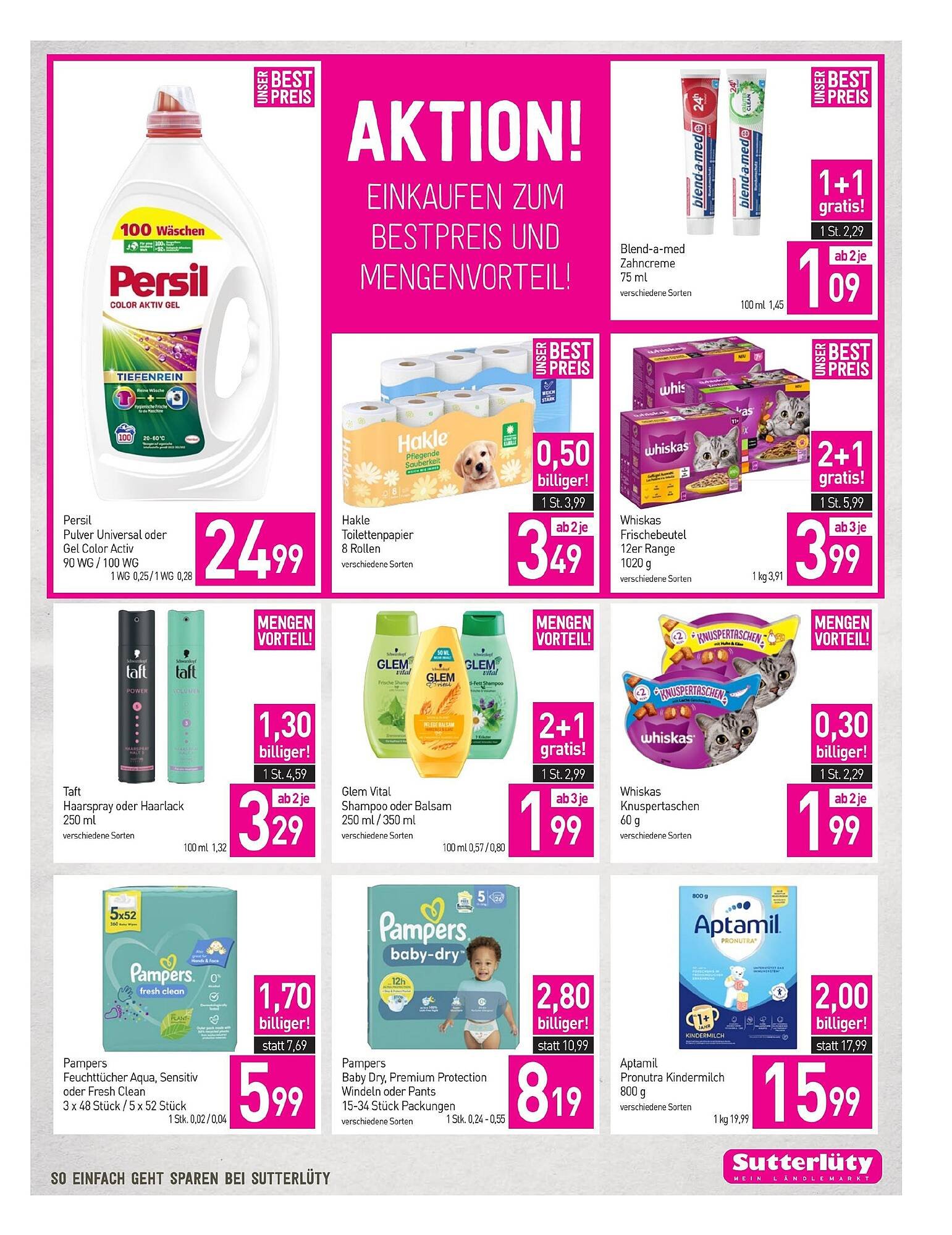 Sutterlüty Flugblatt