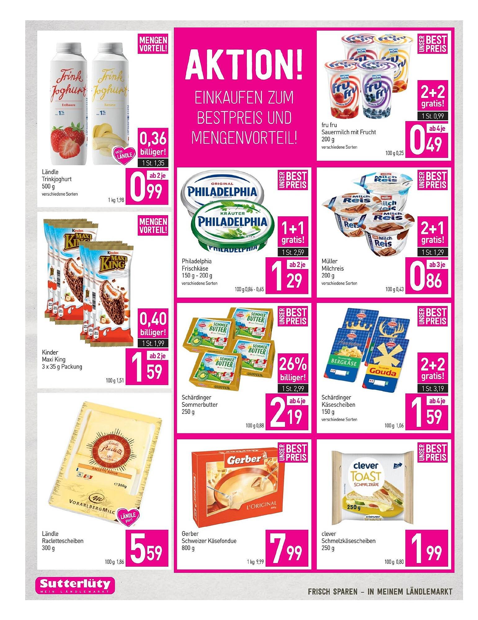 Sutterlüty Flugblatt