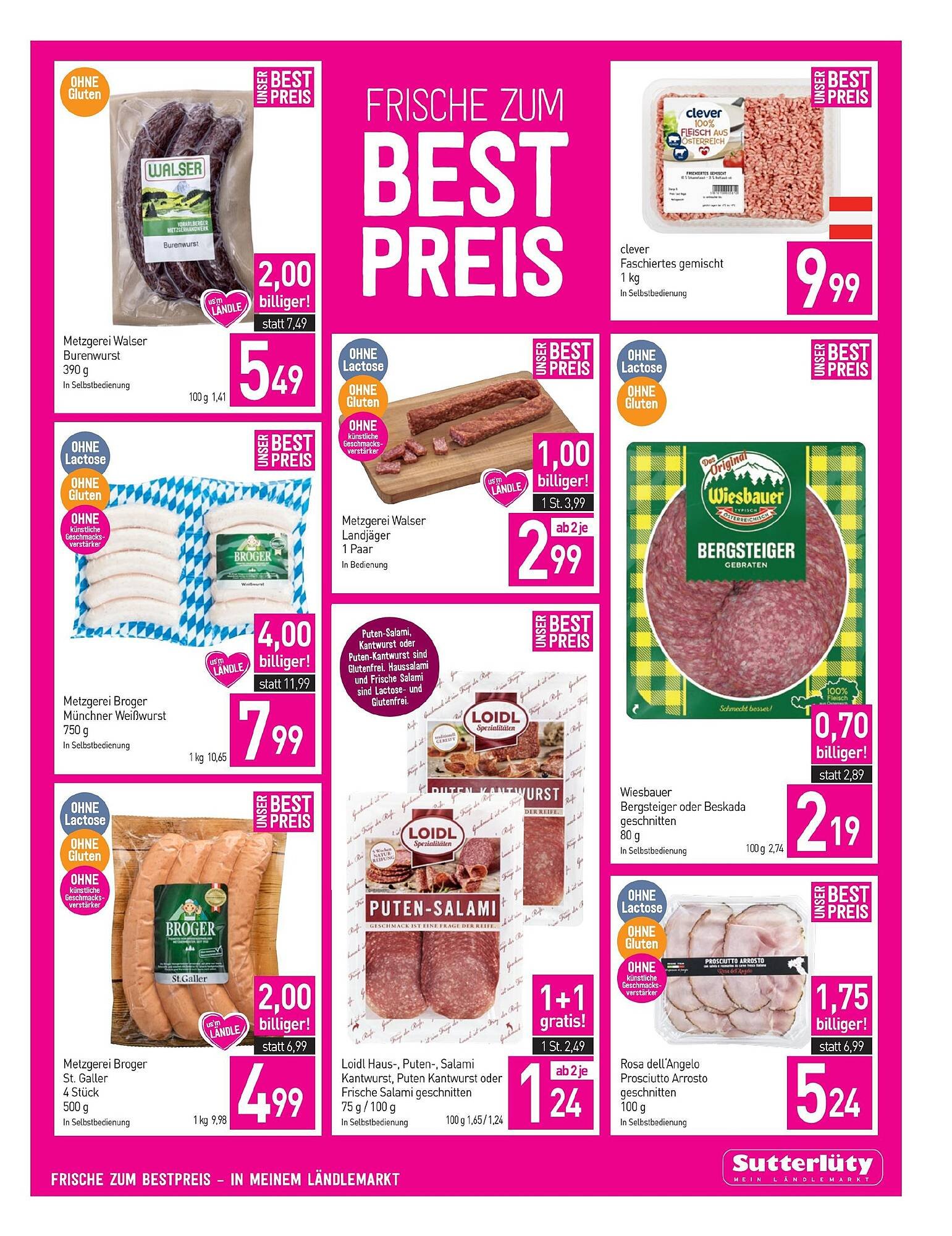 Sutterlüty Flugblatt