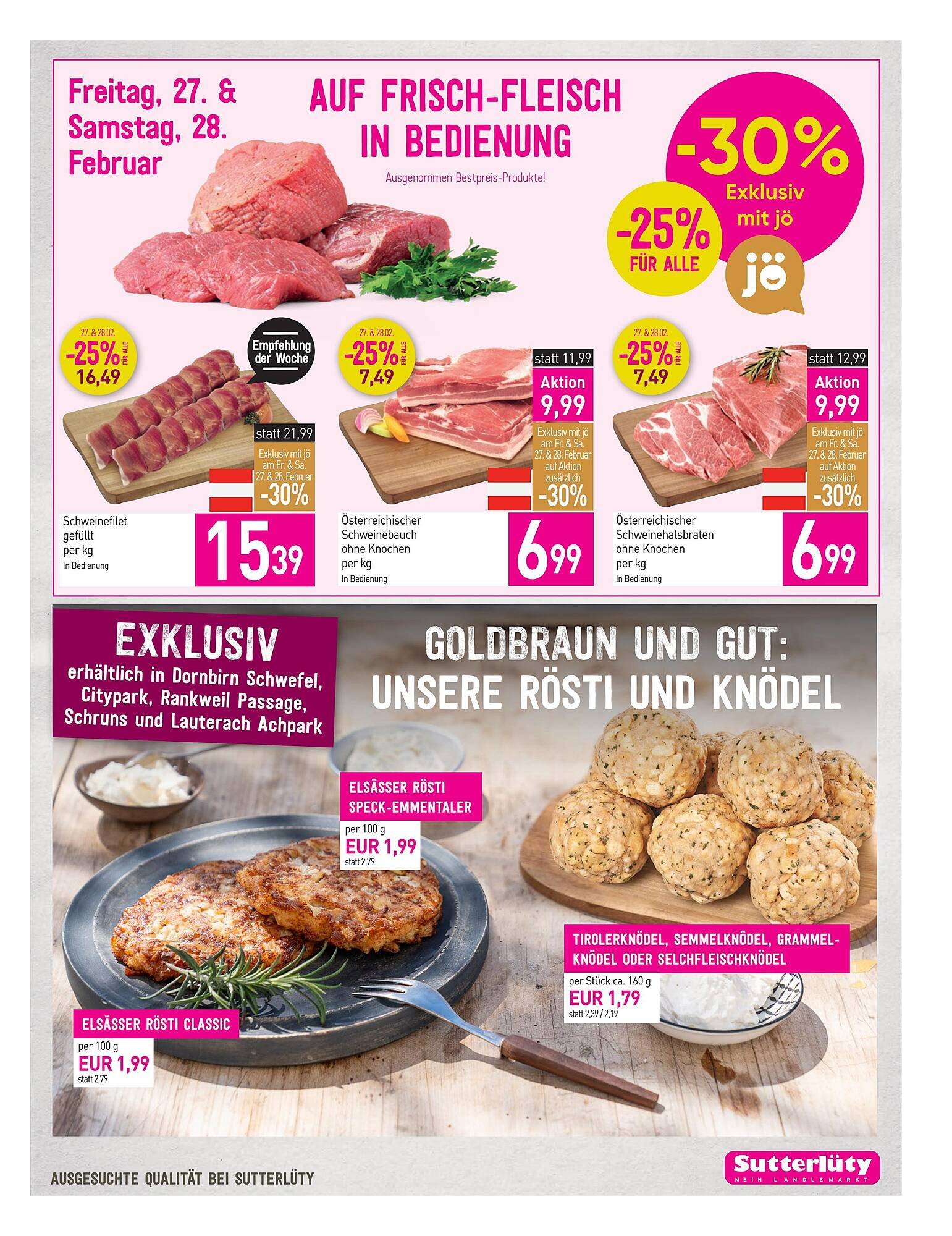 Sutterlüty Flugblatt