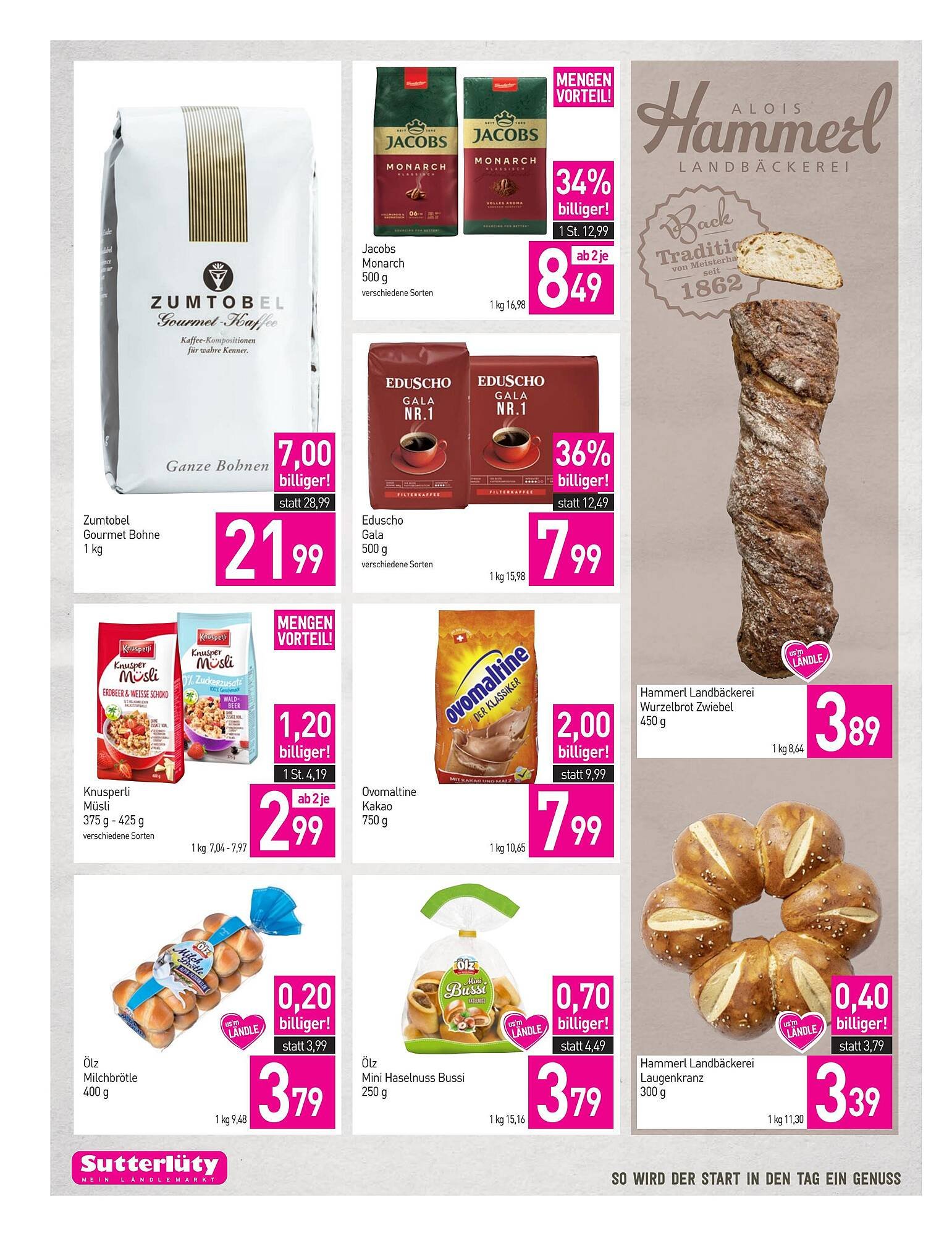 Sutterlüty Flugblatt