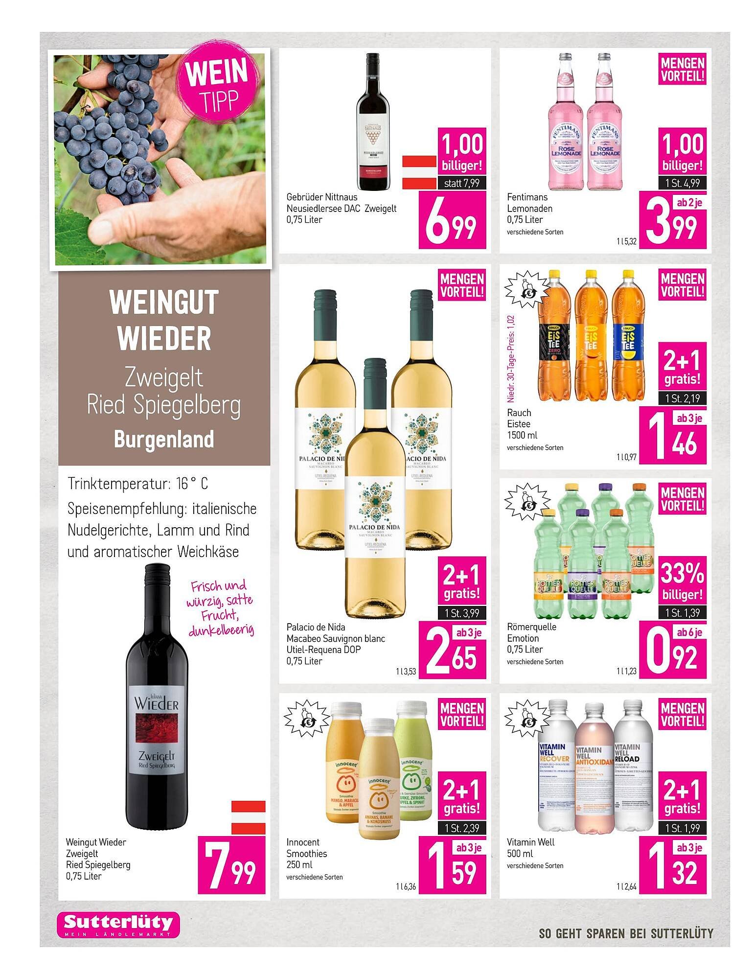 Sutterlüty Flugblatt