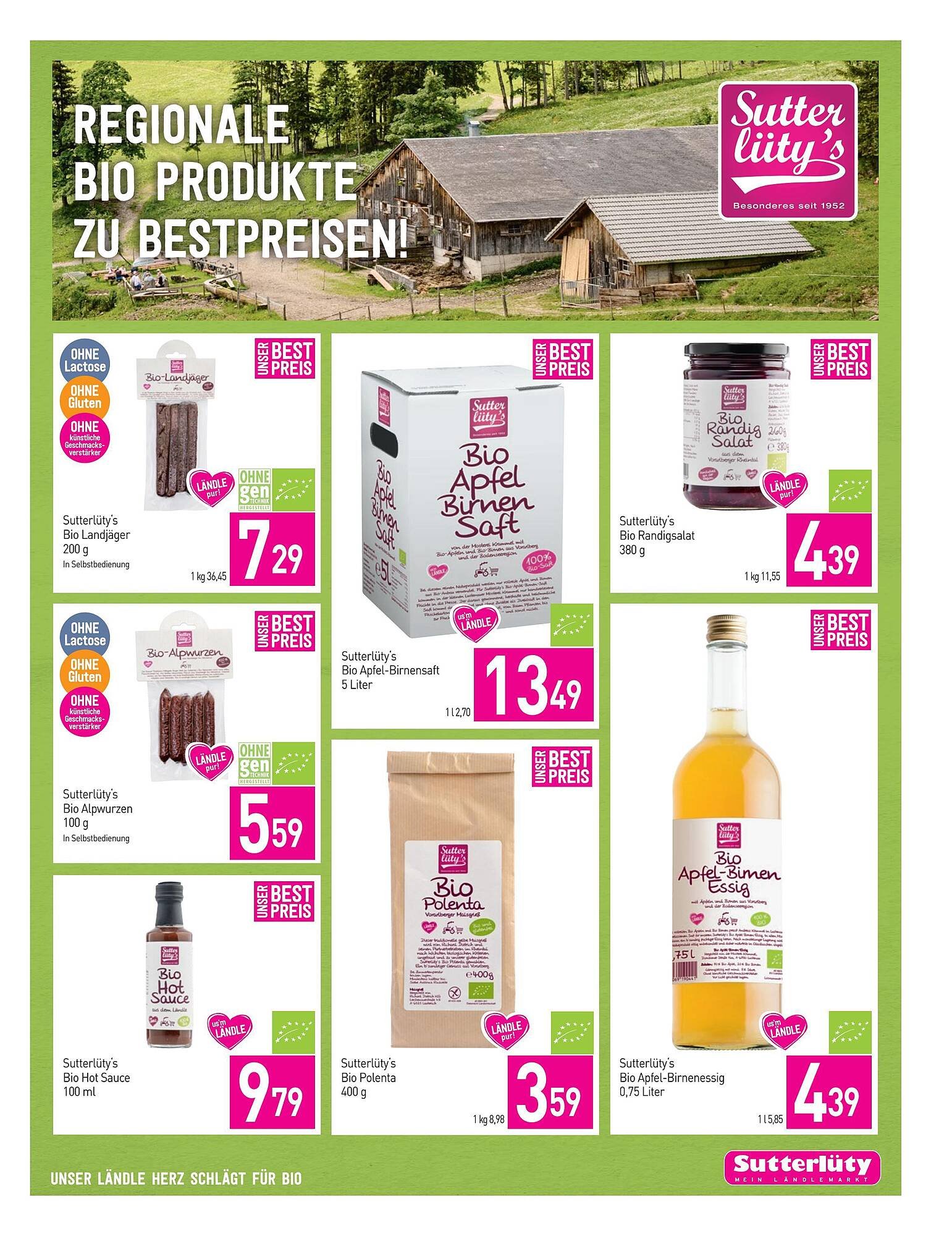 Sutterlüty Flugblatt